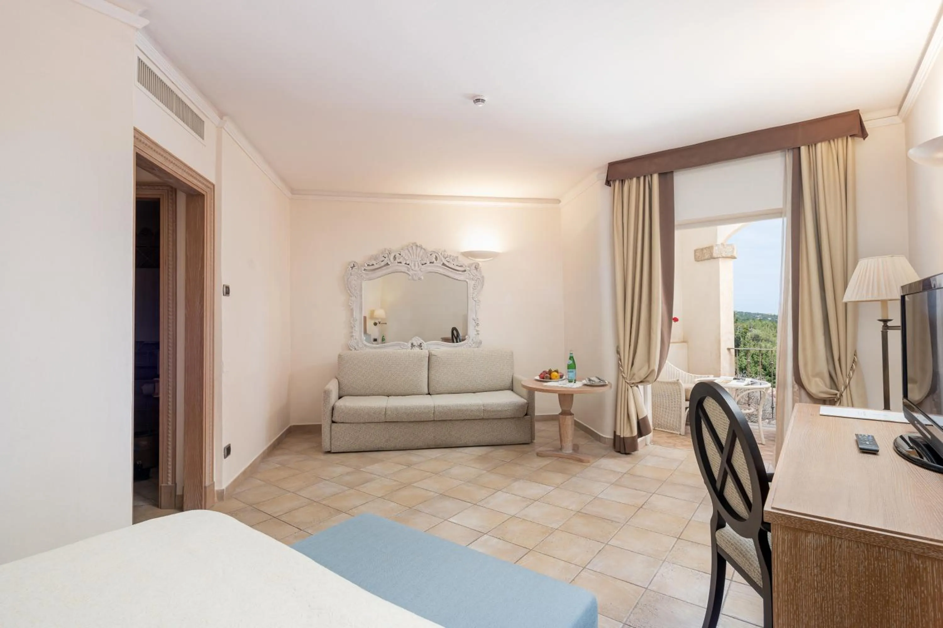 Living room, Bed in Petra Bianca