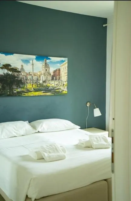 Bed in Isa Residence Fiumicino Airport