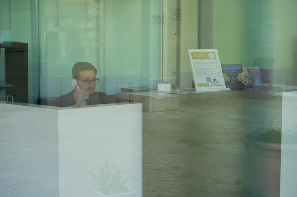 Lobby or reception in Isa Residence Fiumicino Airport