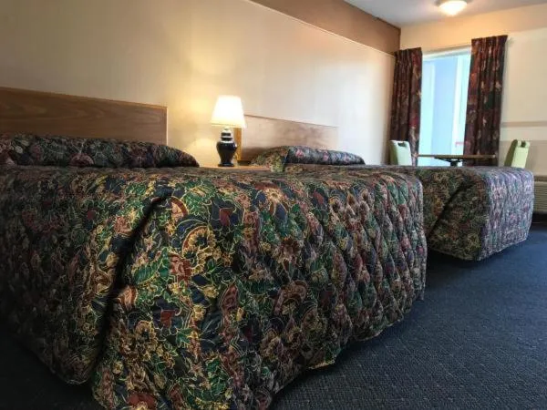 Bed in American Motel