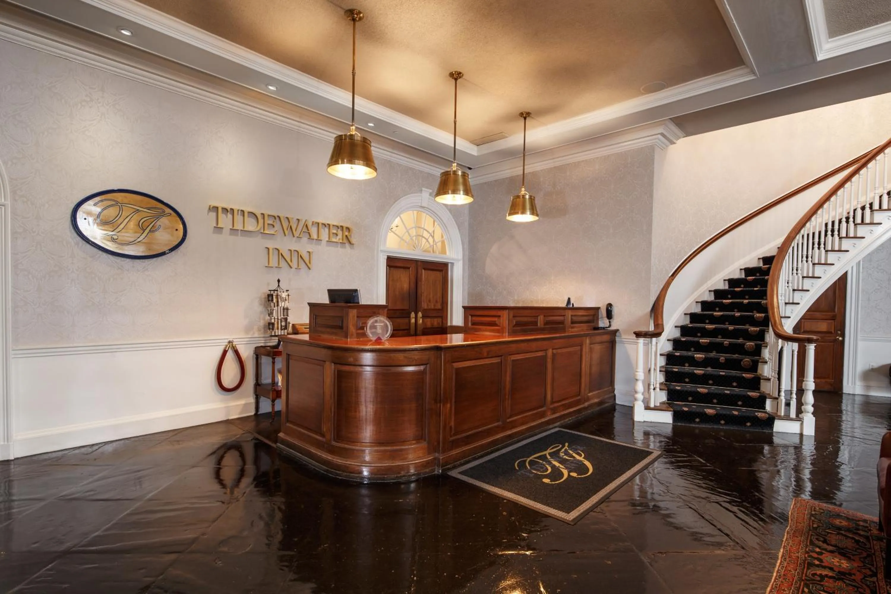 Lobby or reception in The Tidewater Inn