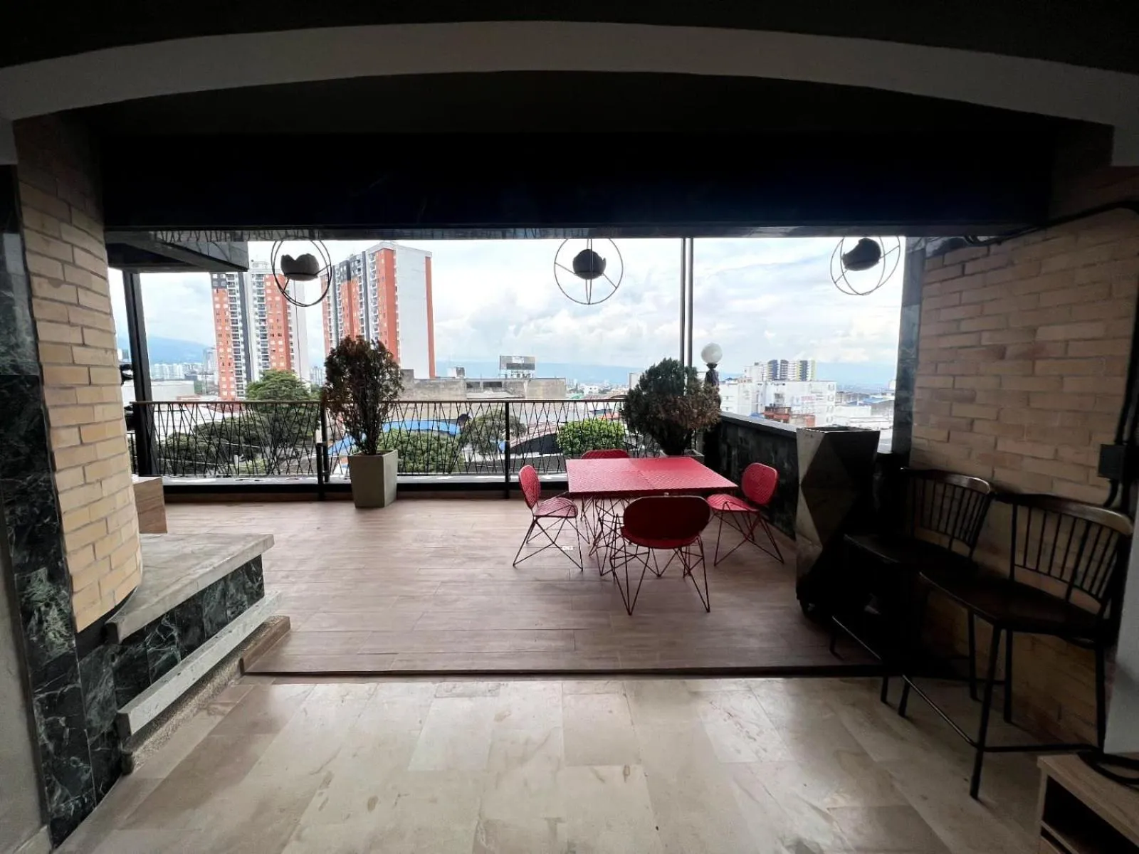 Patio in Hotel D' Leon