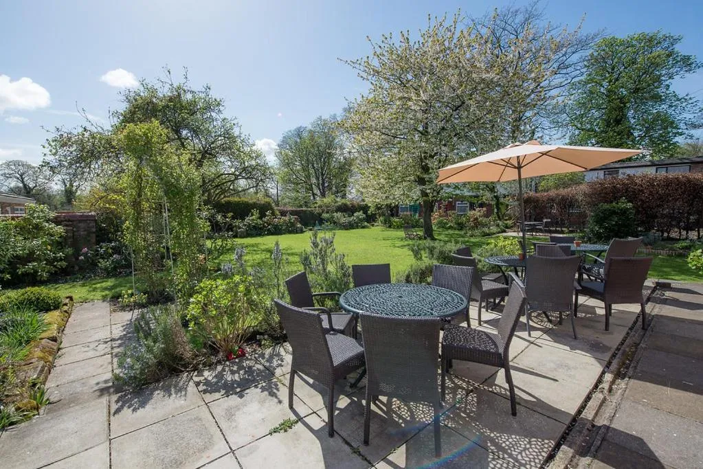 Patio in Woodcote Hotel