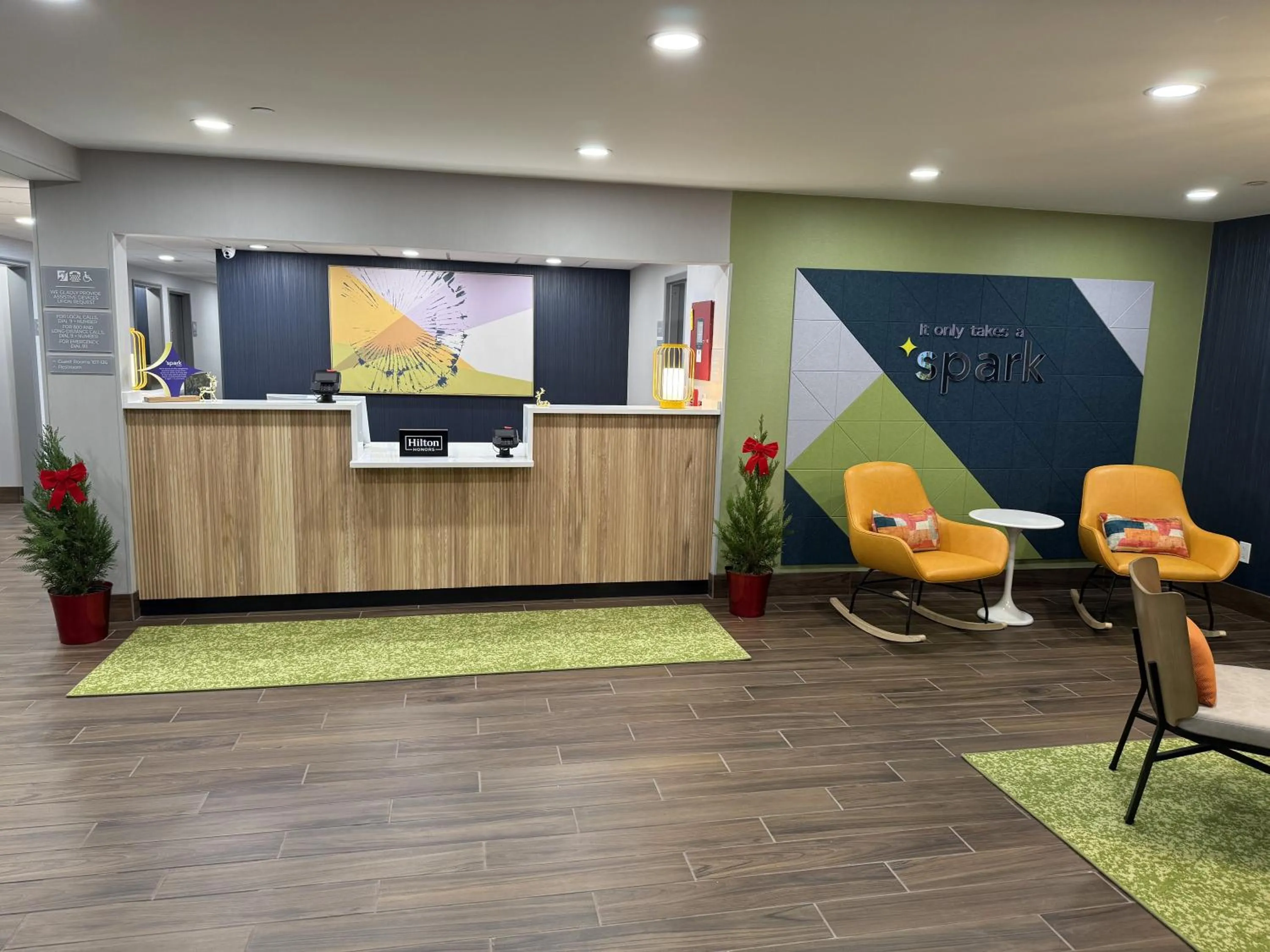 Lobby or reception in Spark by Hilton Norfolk