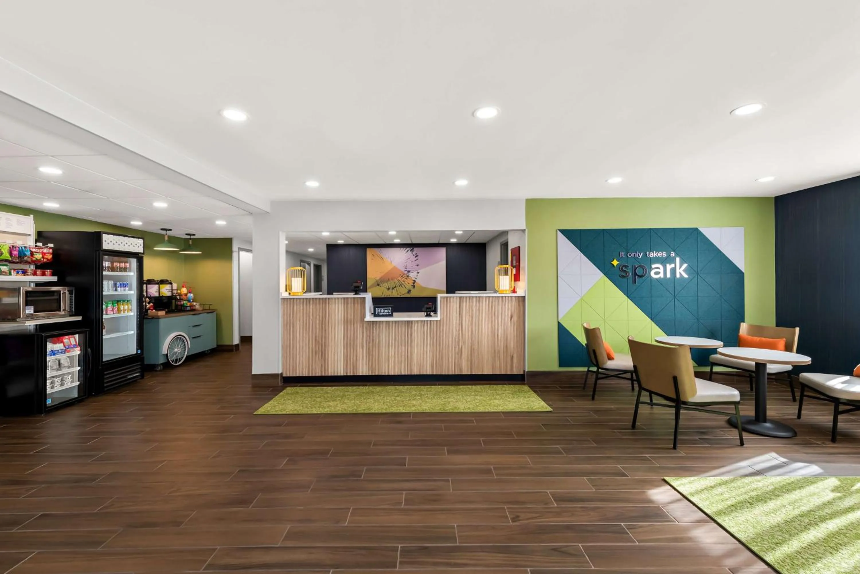 Lobby or reception in Spark by Hilton Norfolk
