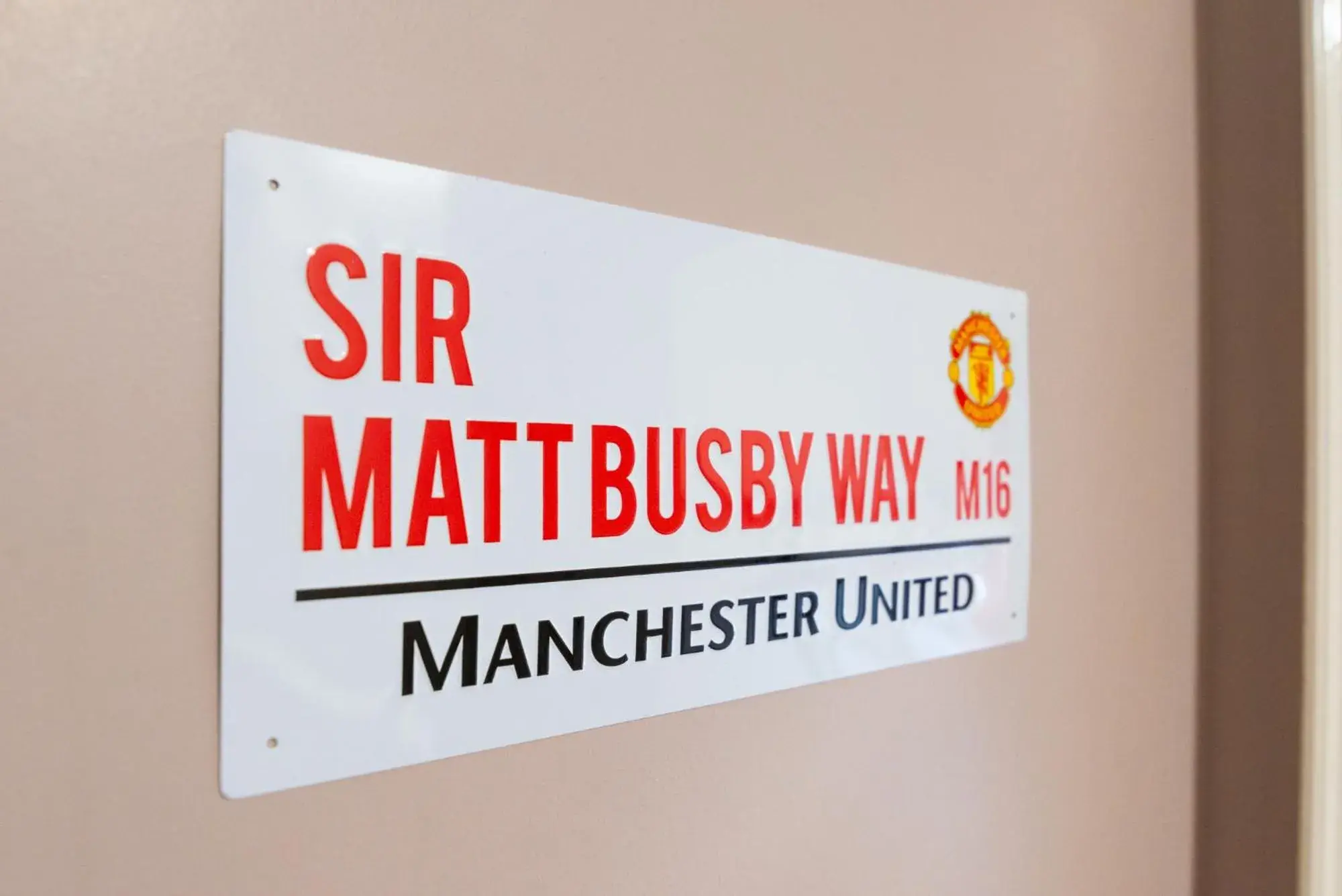 Property logo or sign in Old Trafford Stadium Hotel