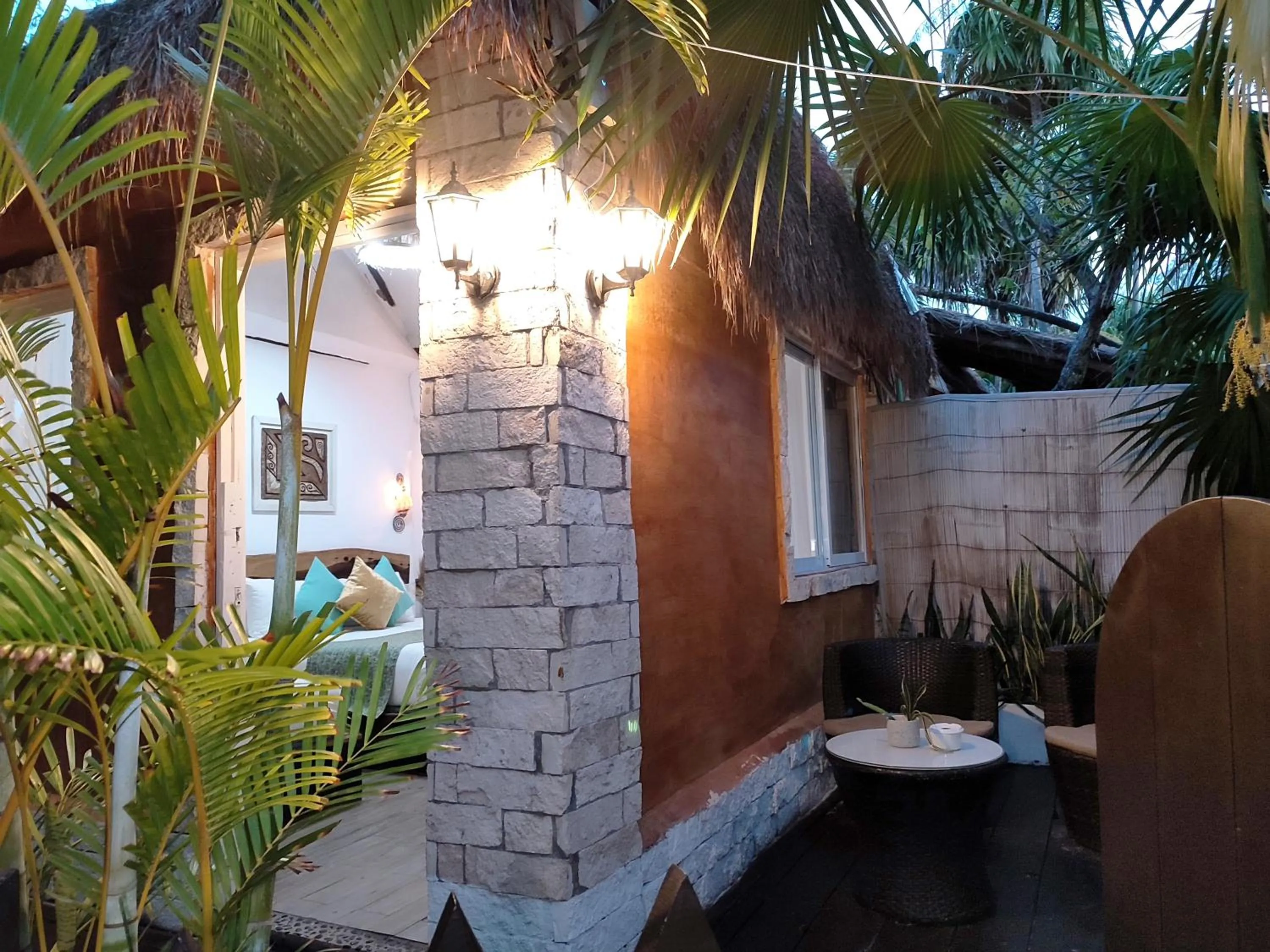 Patio in Villa Las Estrellas Tulum - located at the party zone