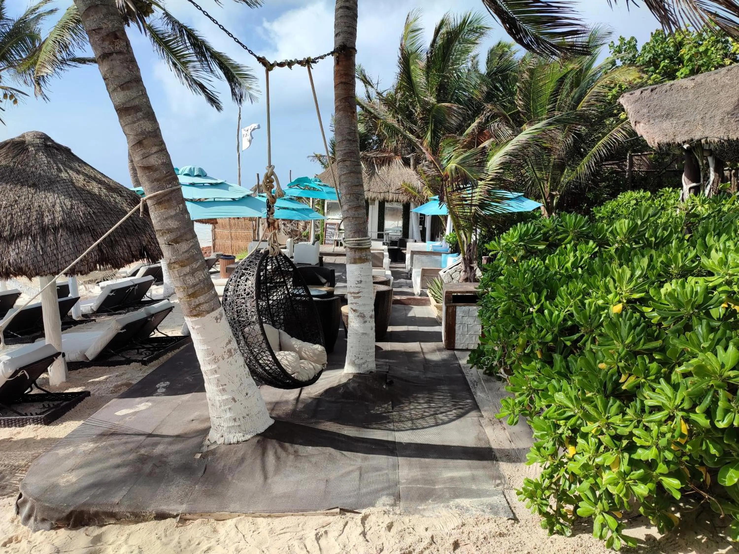 Beach in Villa Las Estrellas Tulum - located at the party zone