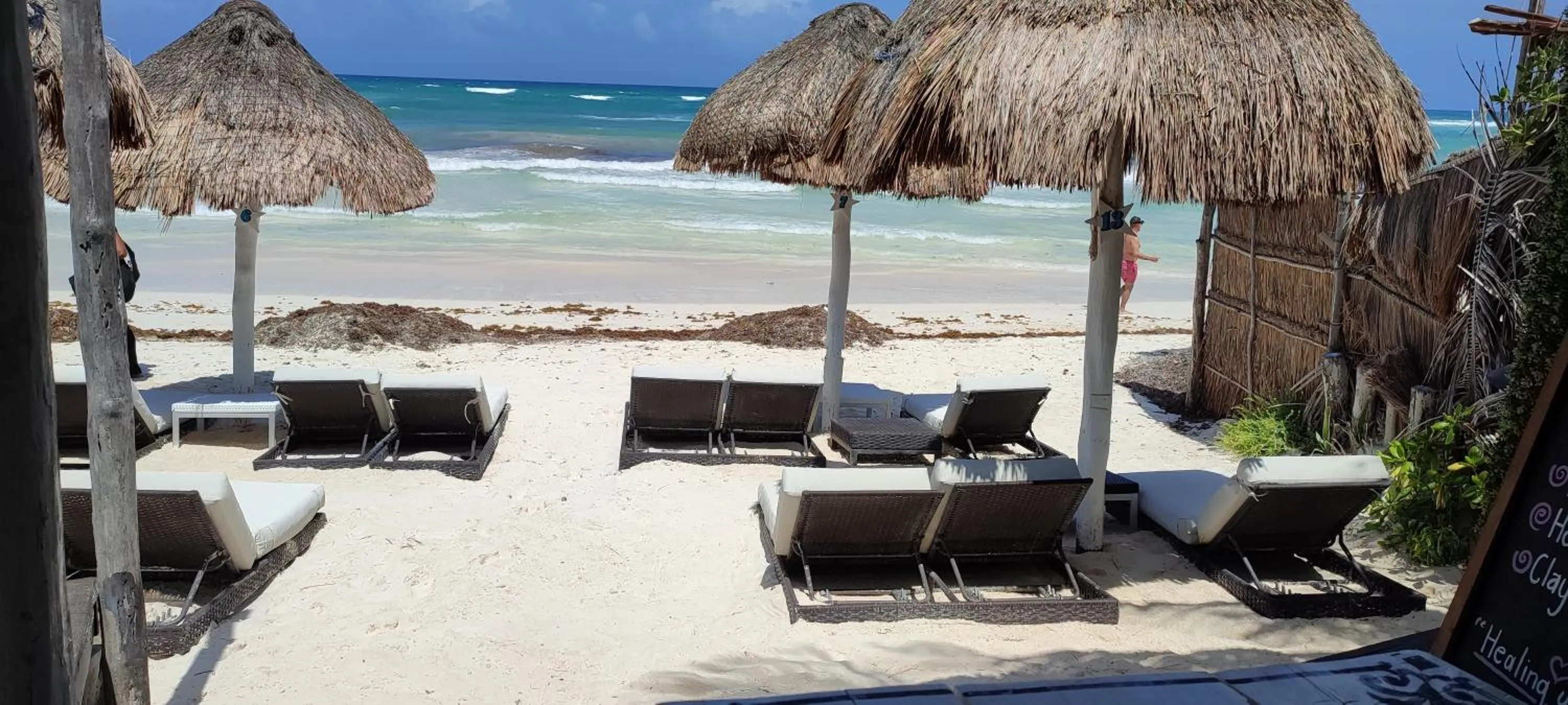Beach in Villa Las Estrellas Tulum - located at the party zone