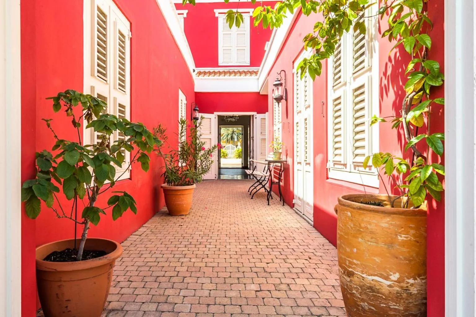 Patio in Villa Tokara