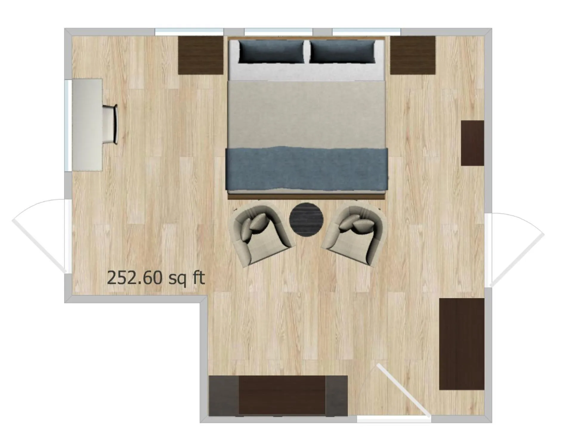 Floor plan in Cougar Ridge Resort