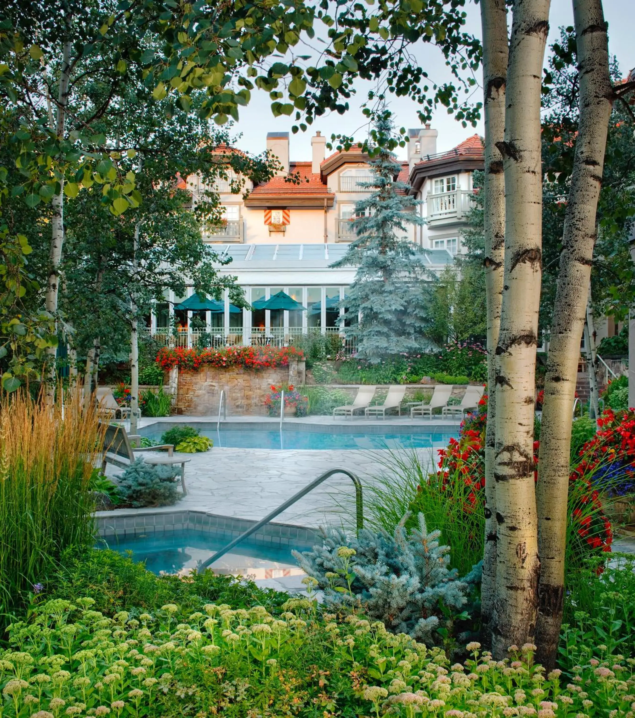 Swimming pool in Sonnenalp Swimming pool in Sonnenalp
