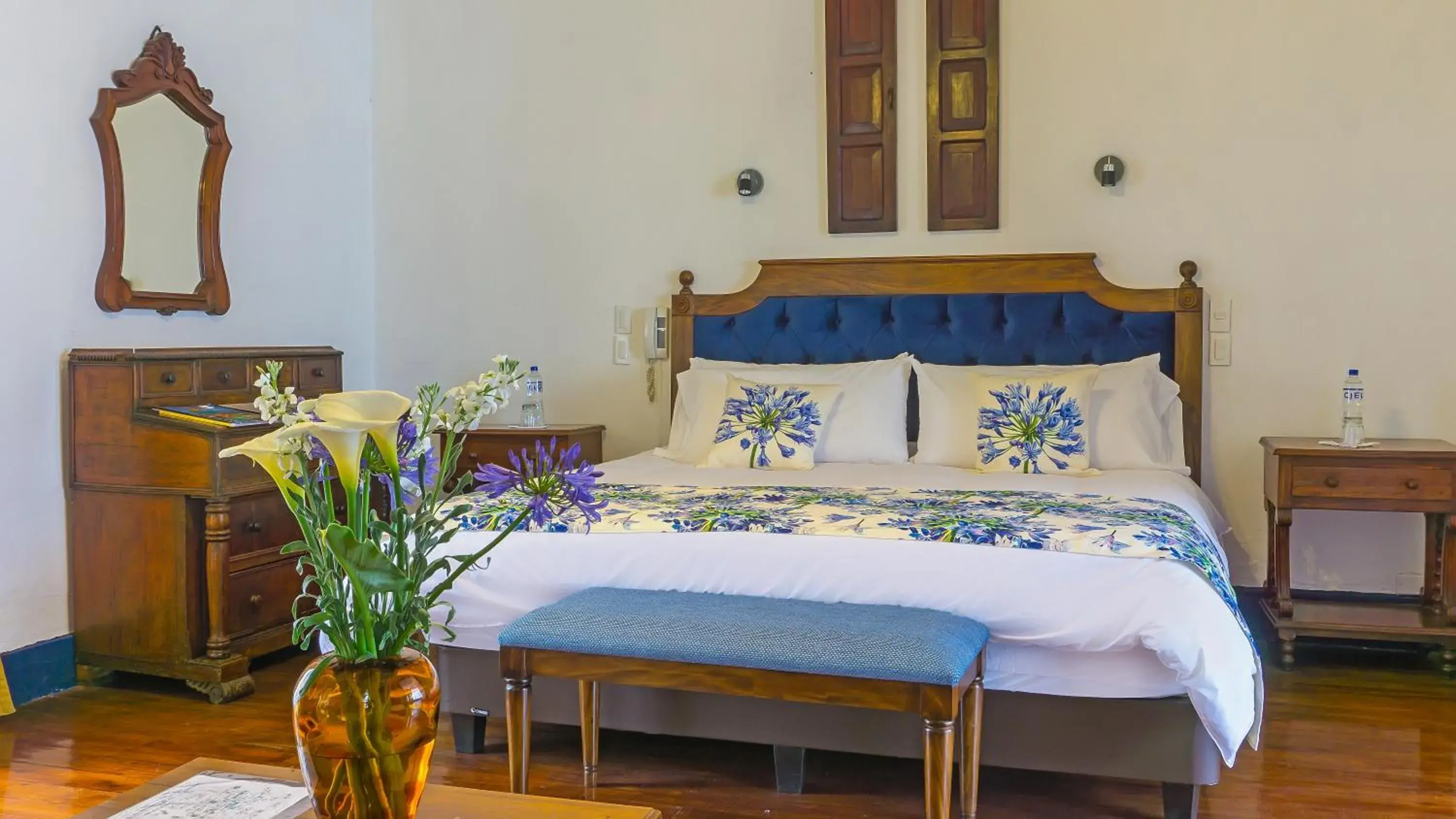 Superior Double Room in Hostería Hacienda Pinsaqui Superior Double Room in Hostería Hacienda Pinsaqui