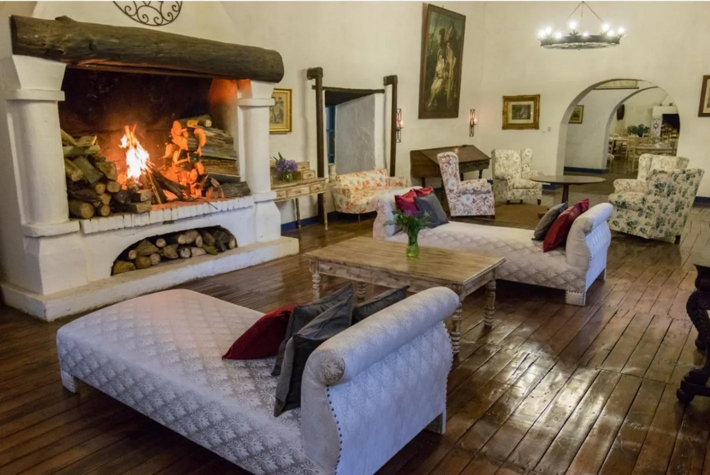 Area and facilities in Hostería Hacienda Pinsaqui