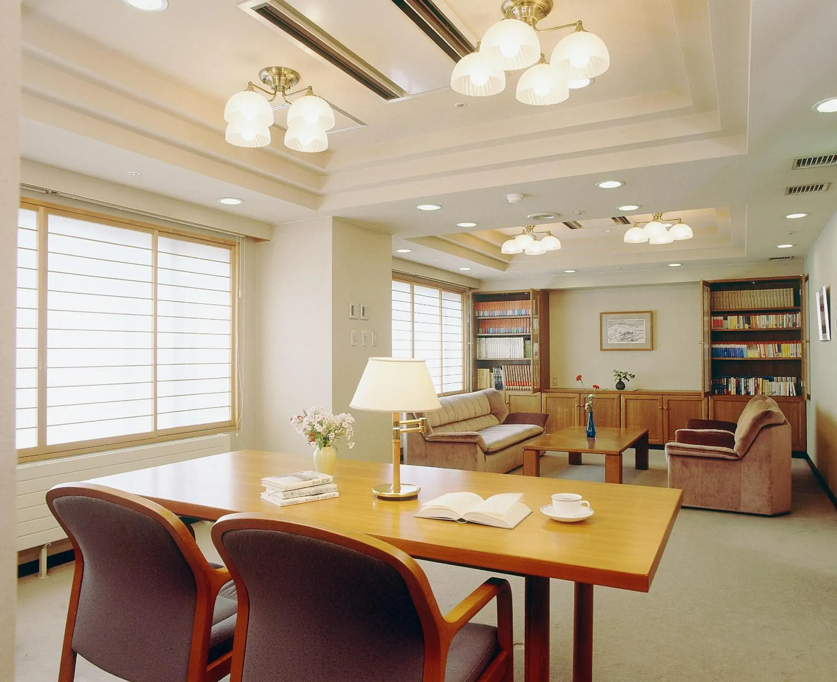 Library in Saito Hotel