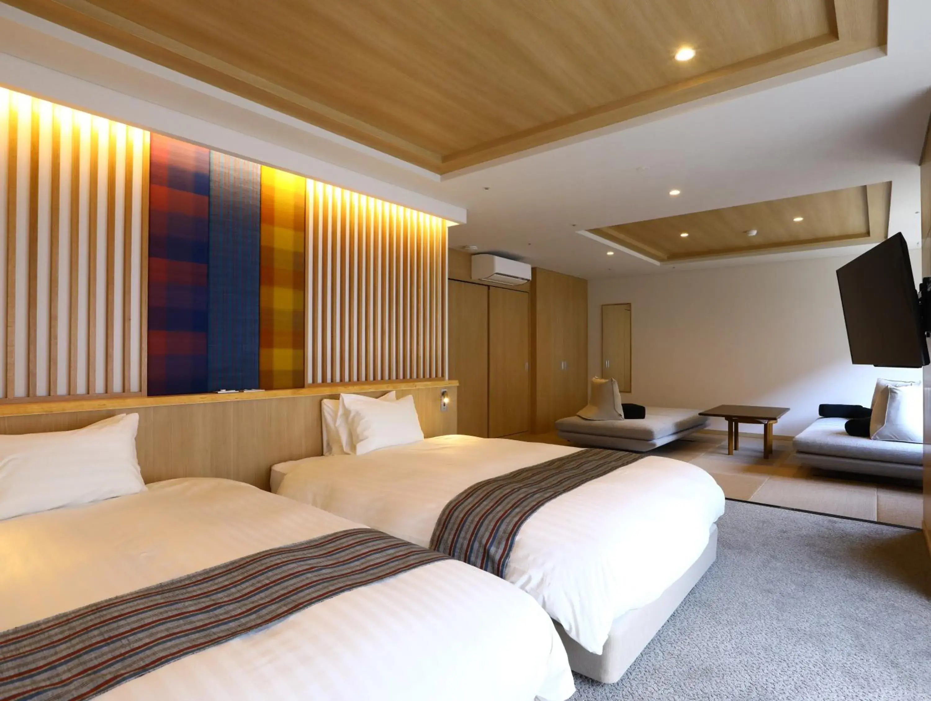 Bed in Saito Hotel Bed in Saito Hotel