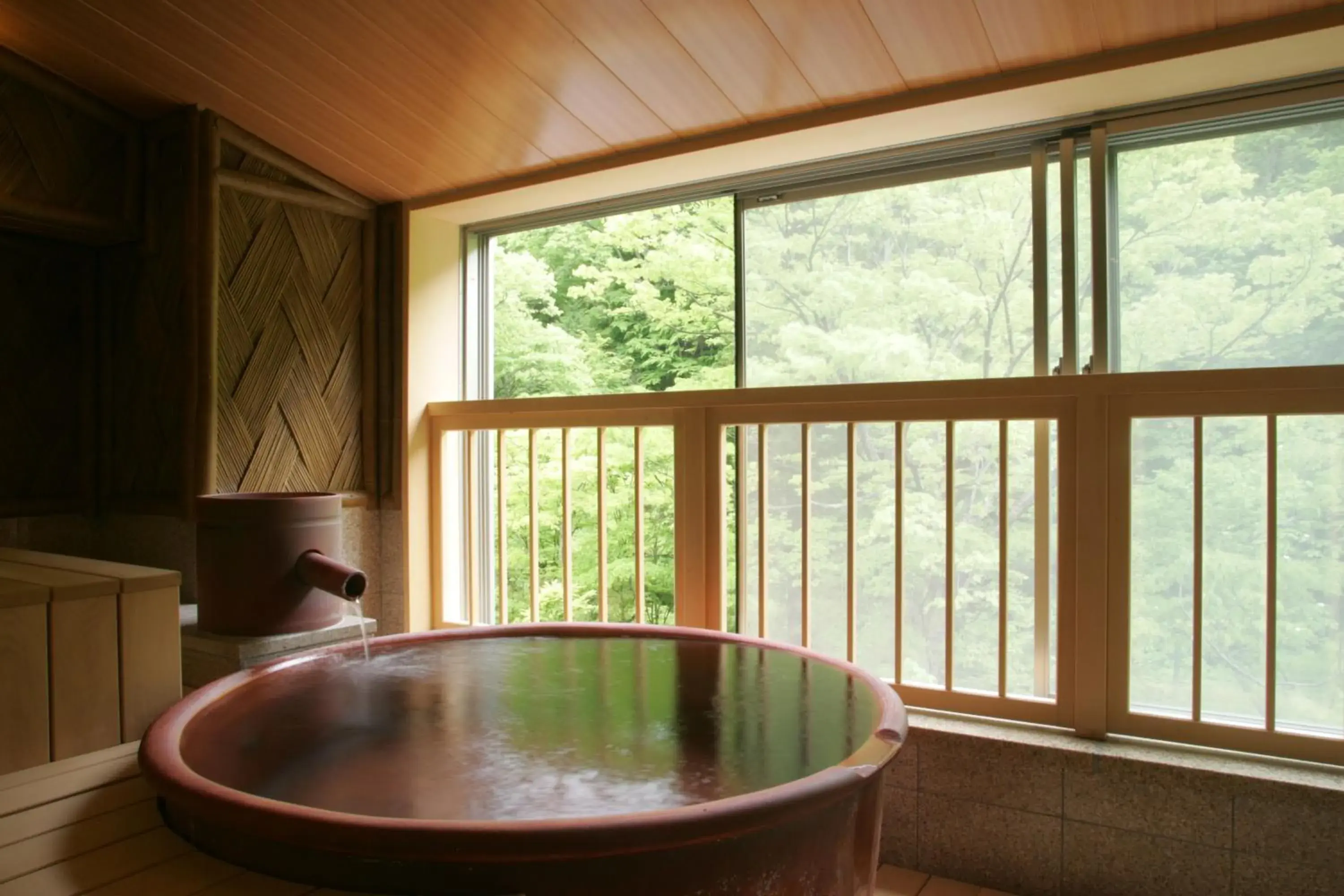 Hot Spring Bath in Saito Hotel