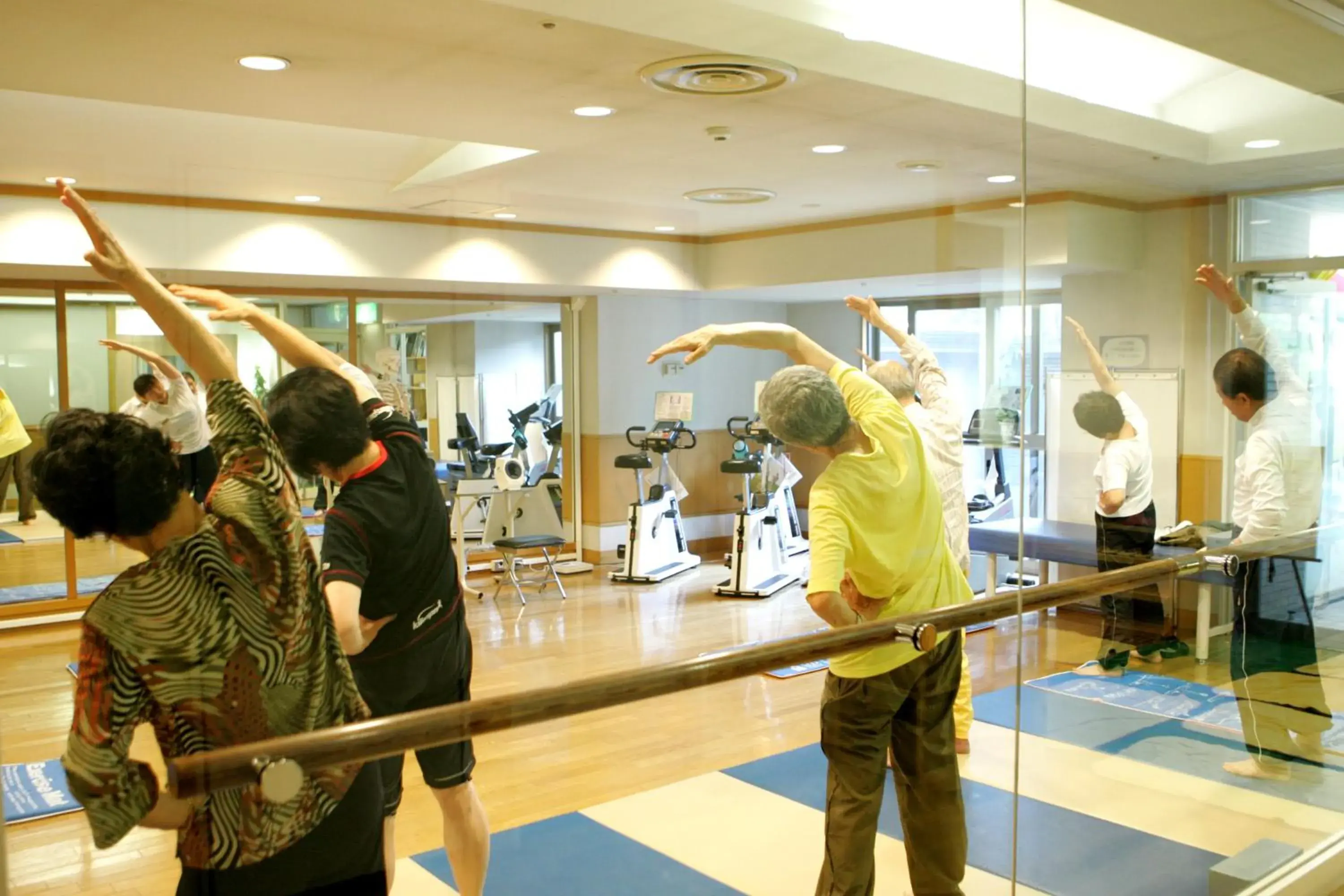 Fitness centre/facilities in Saito Hotel