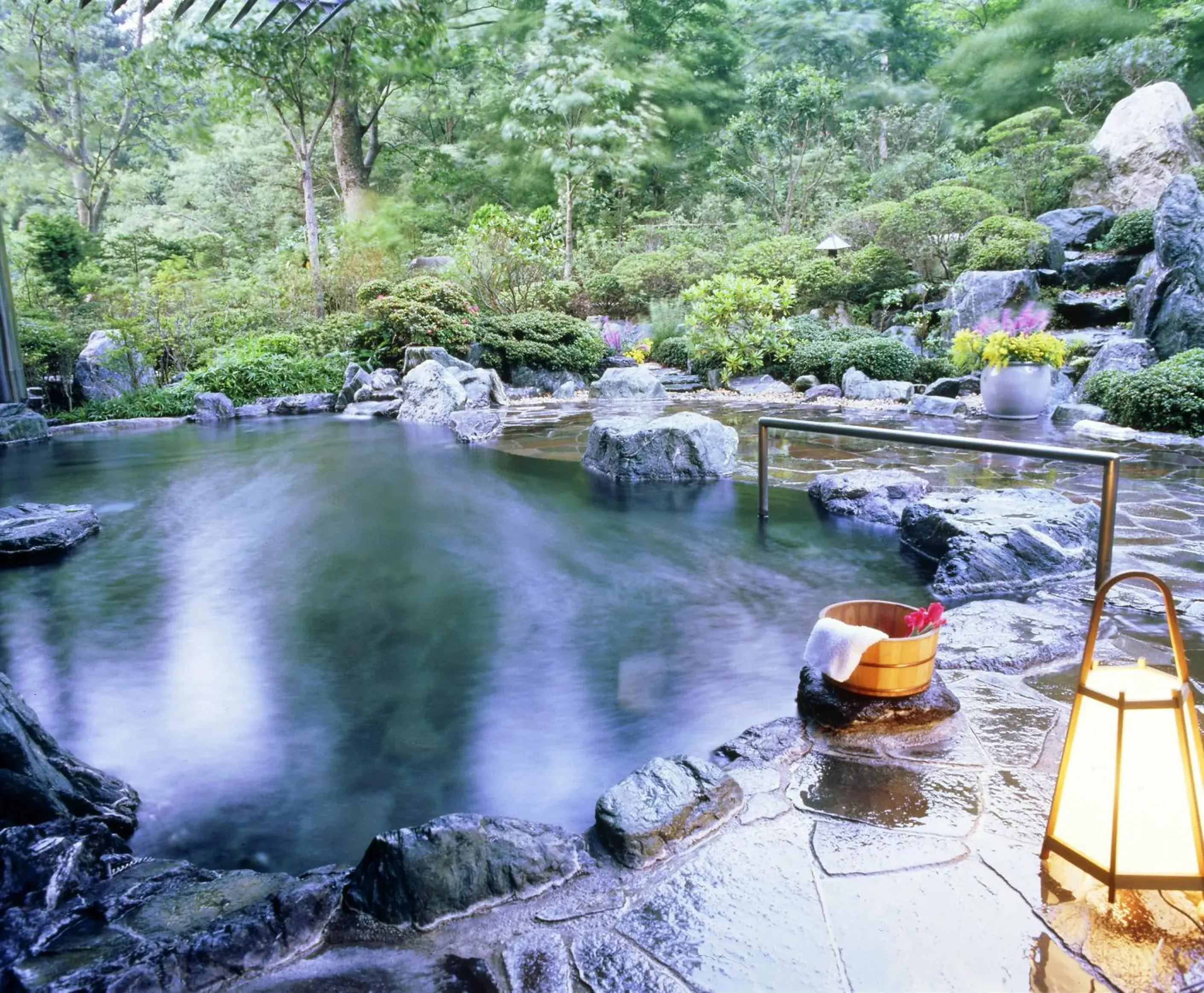 Hot Spring Bath in Saito Hotel