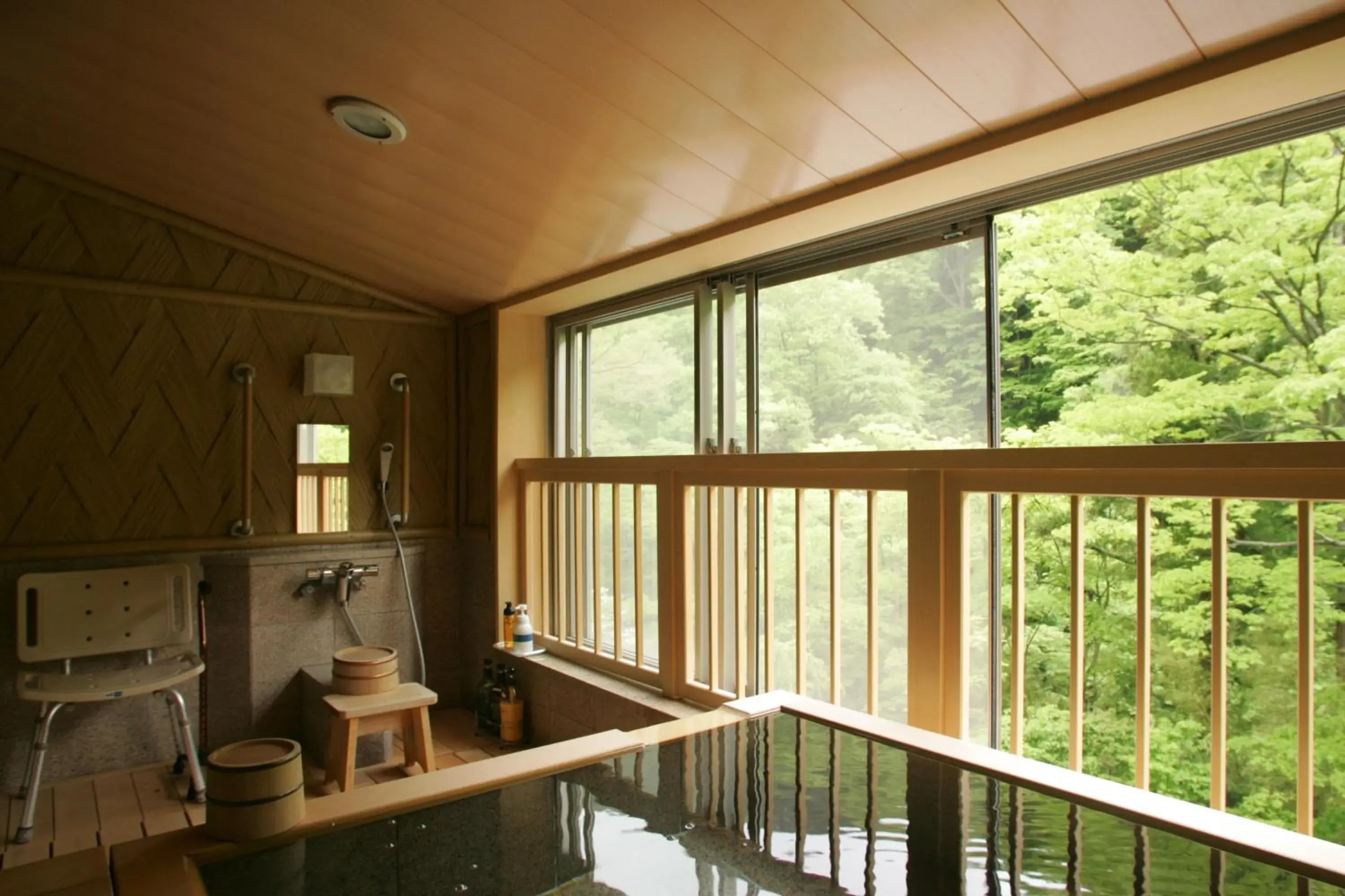 Hot Spring Bath in Saito Hotel