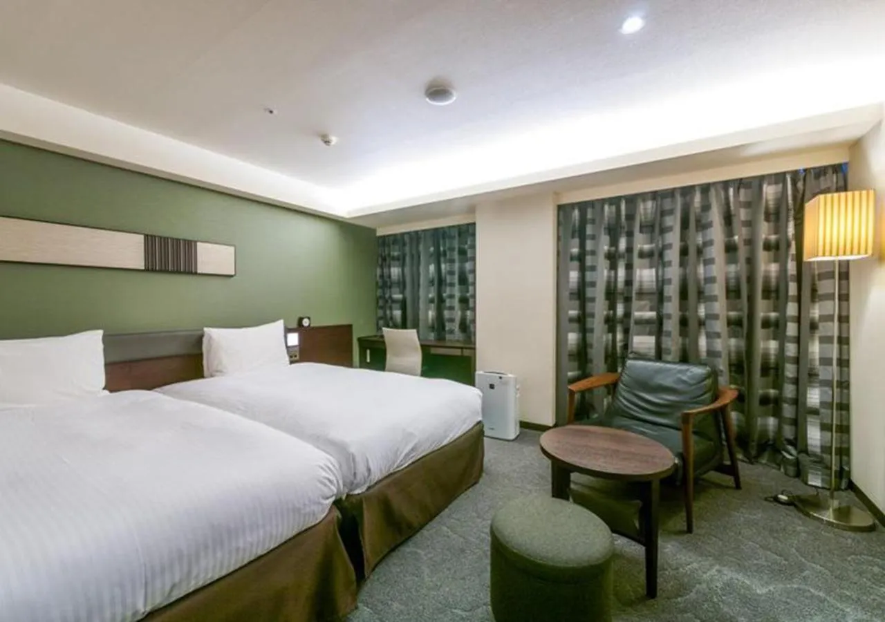 Photo of the whole room, Bed in Richmond Hotel Fukuoka Tenjin