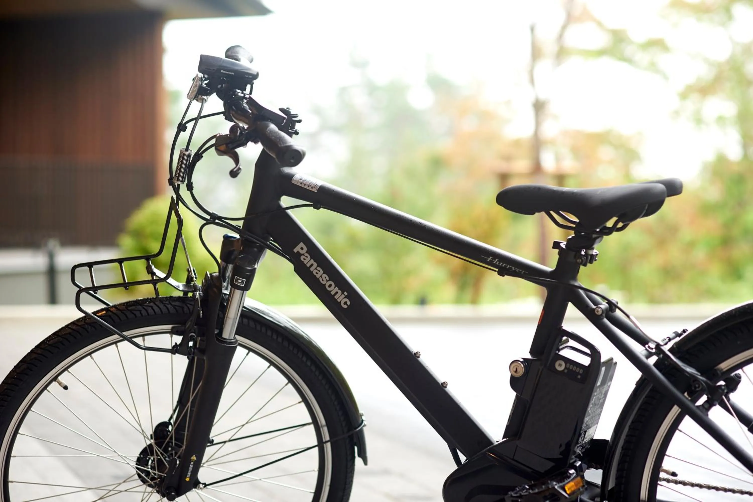 Cycling in Fufu Kawaguchiko