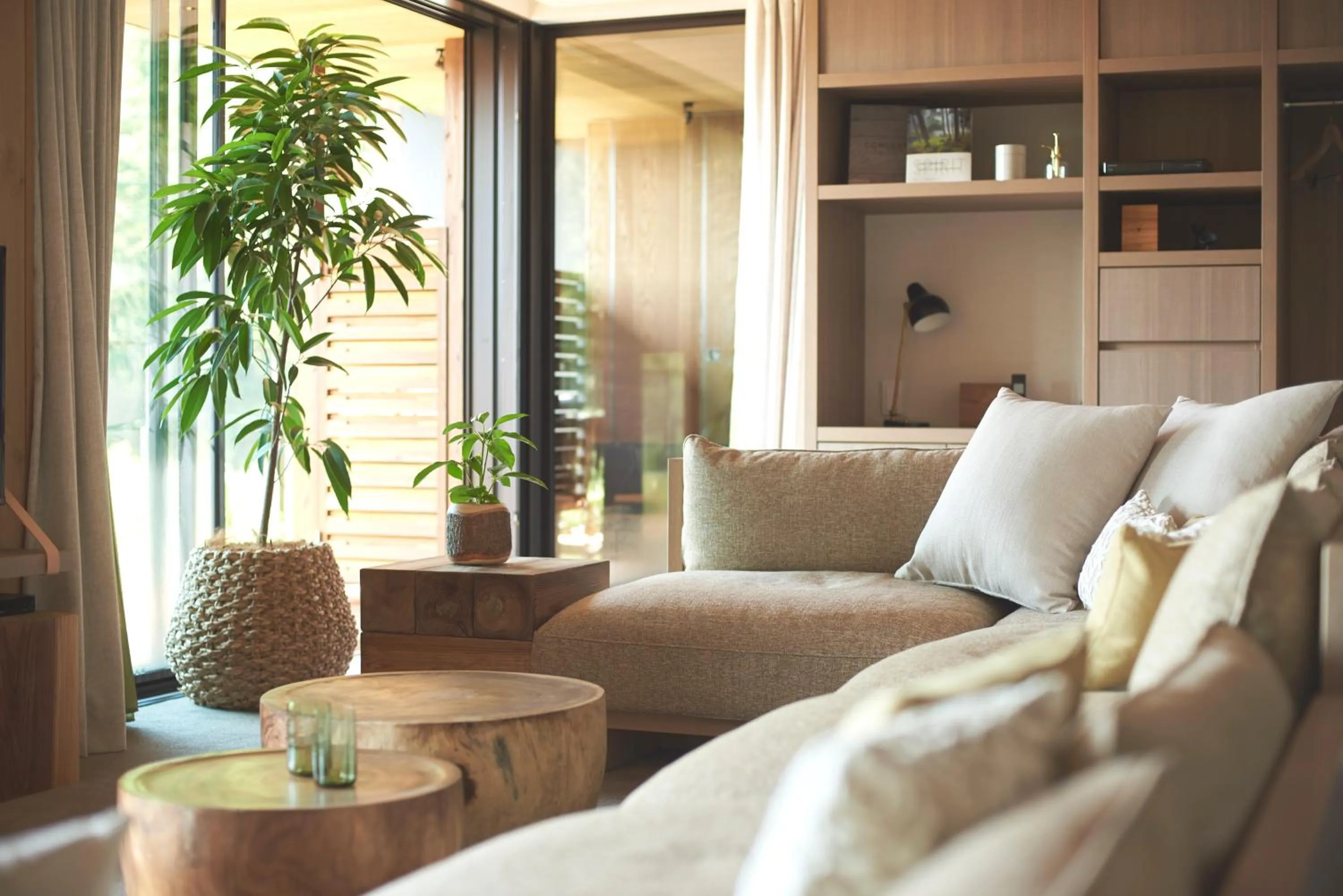 Living room in Fufu Kawaguchiko