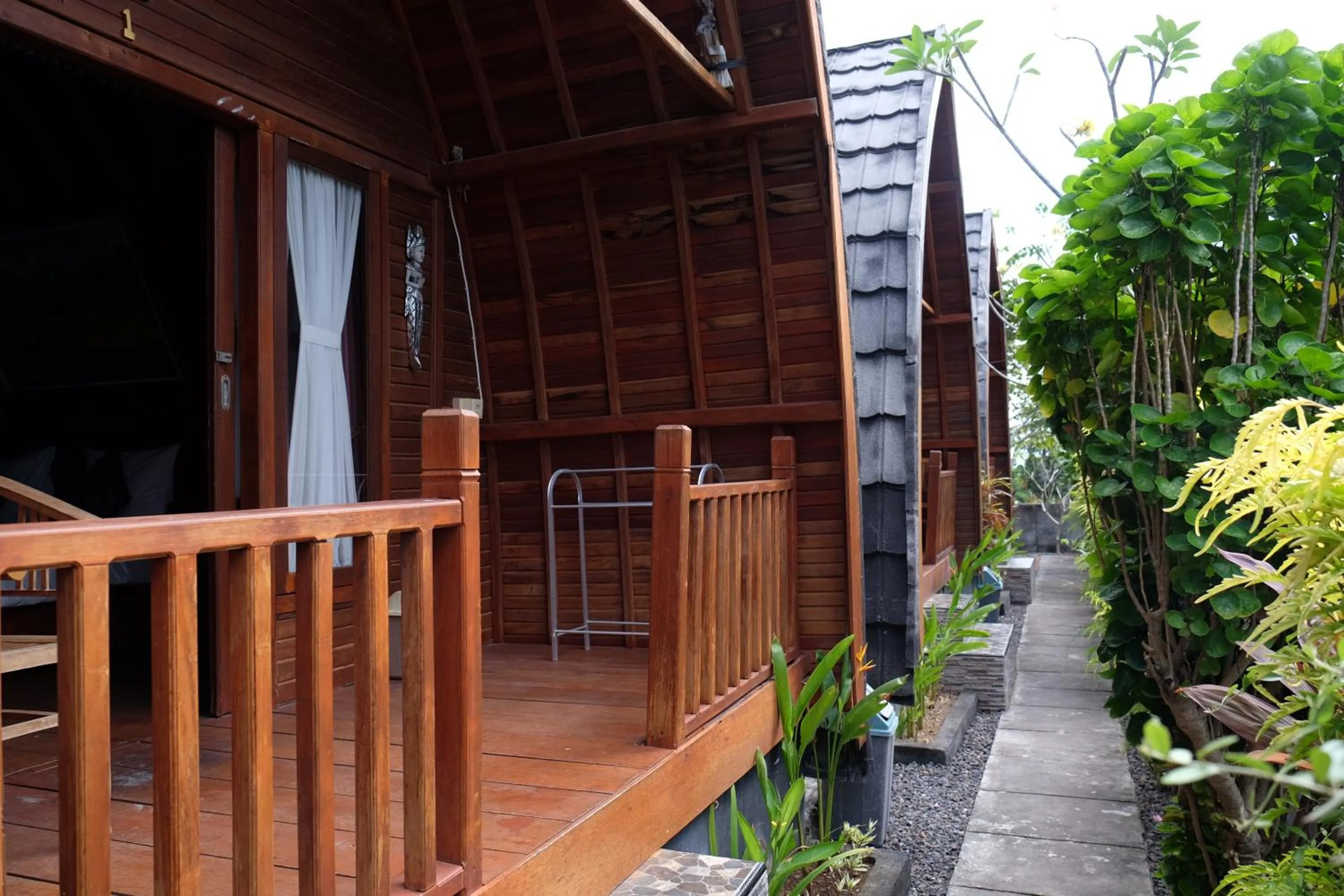 Patio in Kibu Kauh Sunrise Cottage