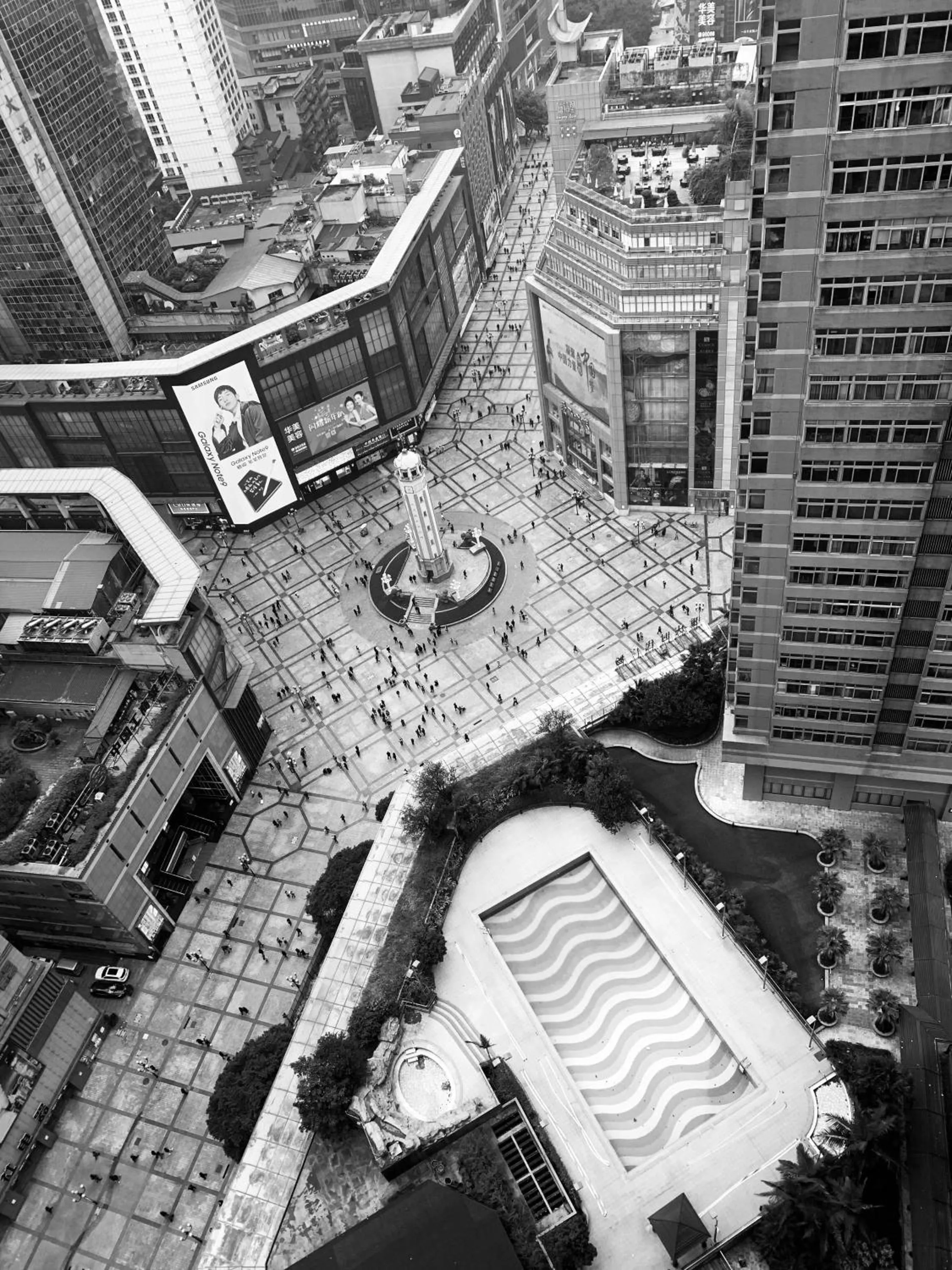 Nearby landmark in Xus Residential Apartment Near Jiefangbei and Hongya Cave In The City Centre