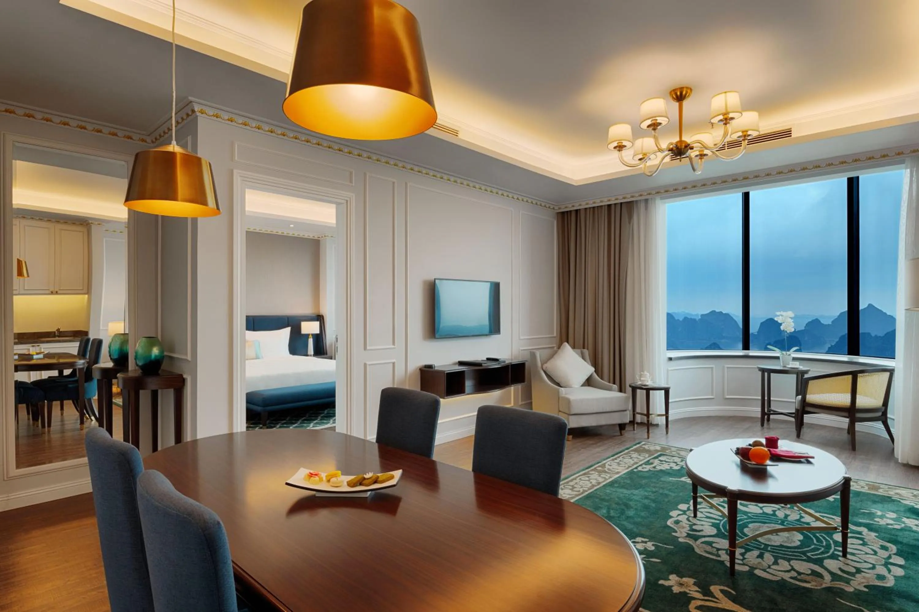 Living room, Bed in FLC Halong Bay Golf Club & Luxury Resort