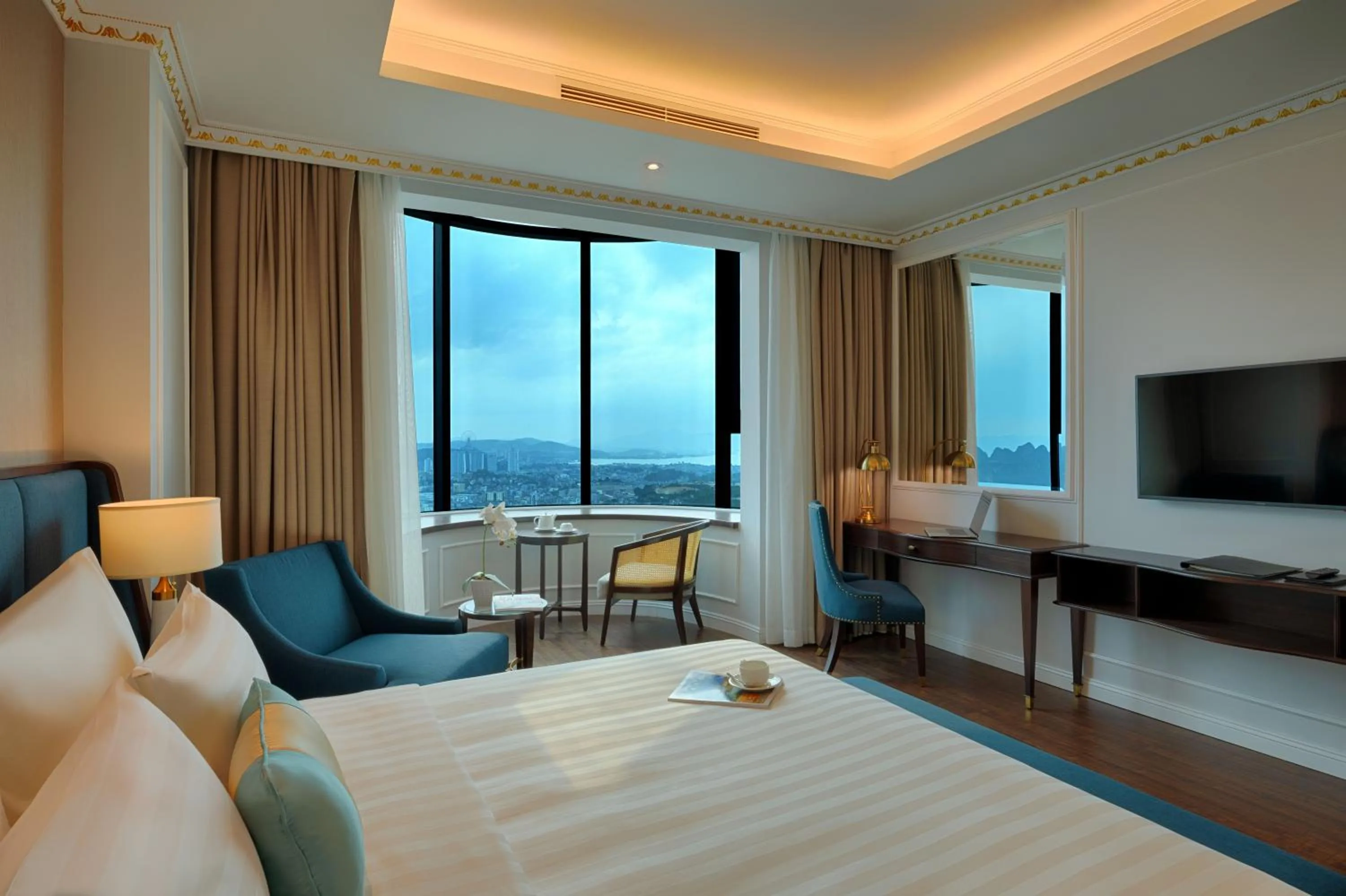 Photo of the whole room, Bed in FLC Halong Bay Golf Club & Luxury Resort