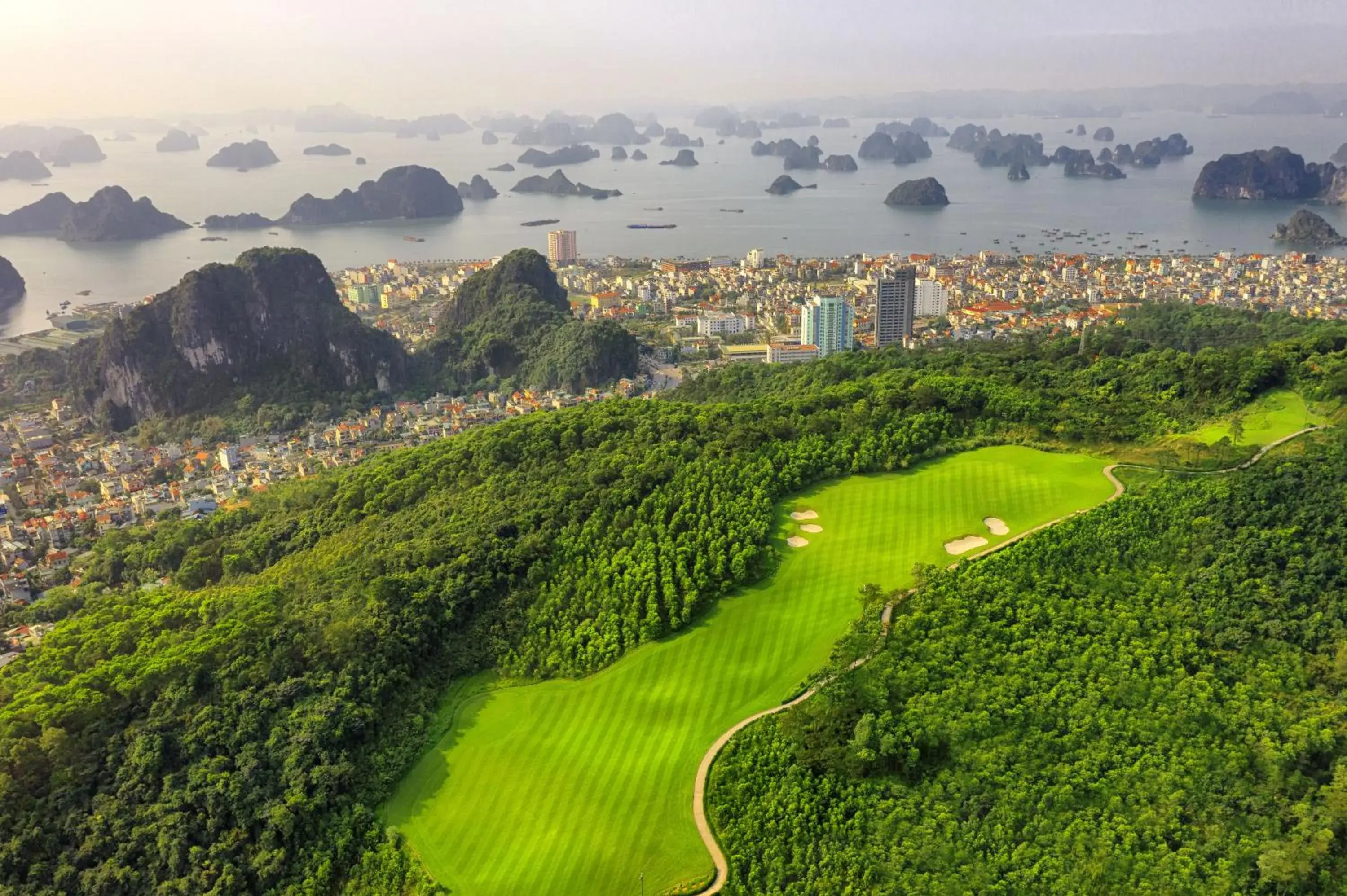 Bird's eye view in FLC Halong Bay Golf Club & Luxury Resort Bird's eye view in FLC Halong Bay Golf Club & Luxury Resort