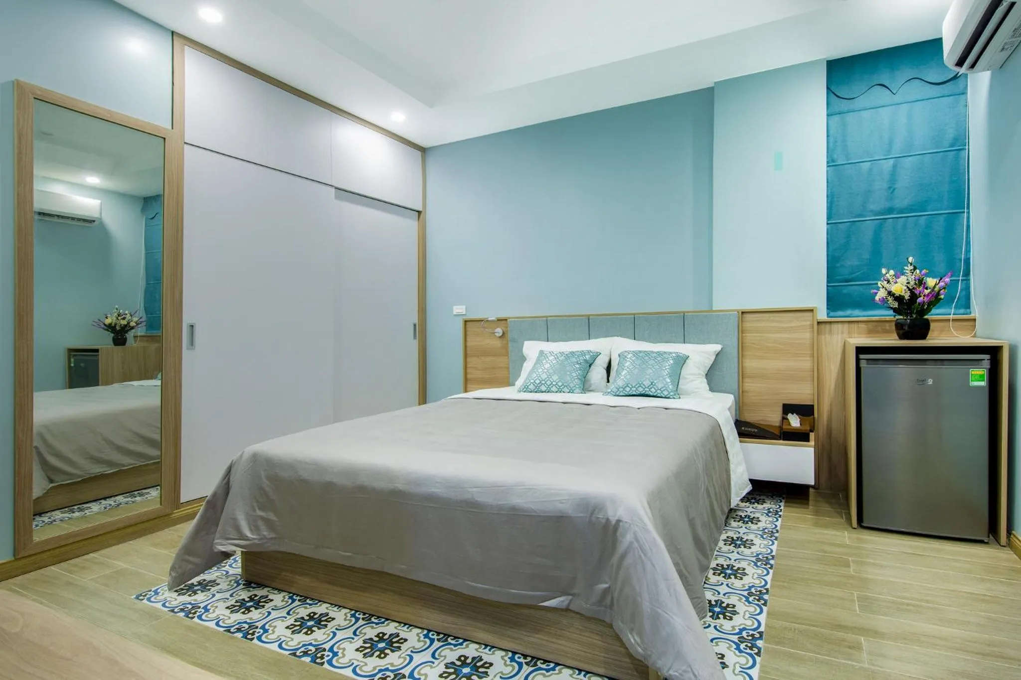 Bedroom, Bed in Soleil Hotel & Apartment