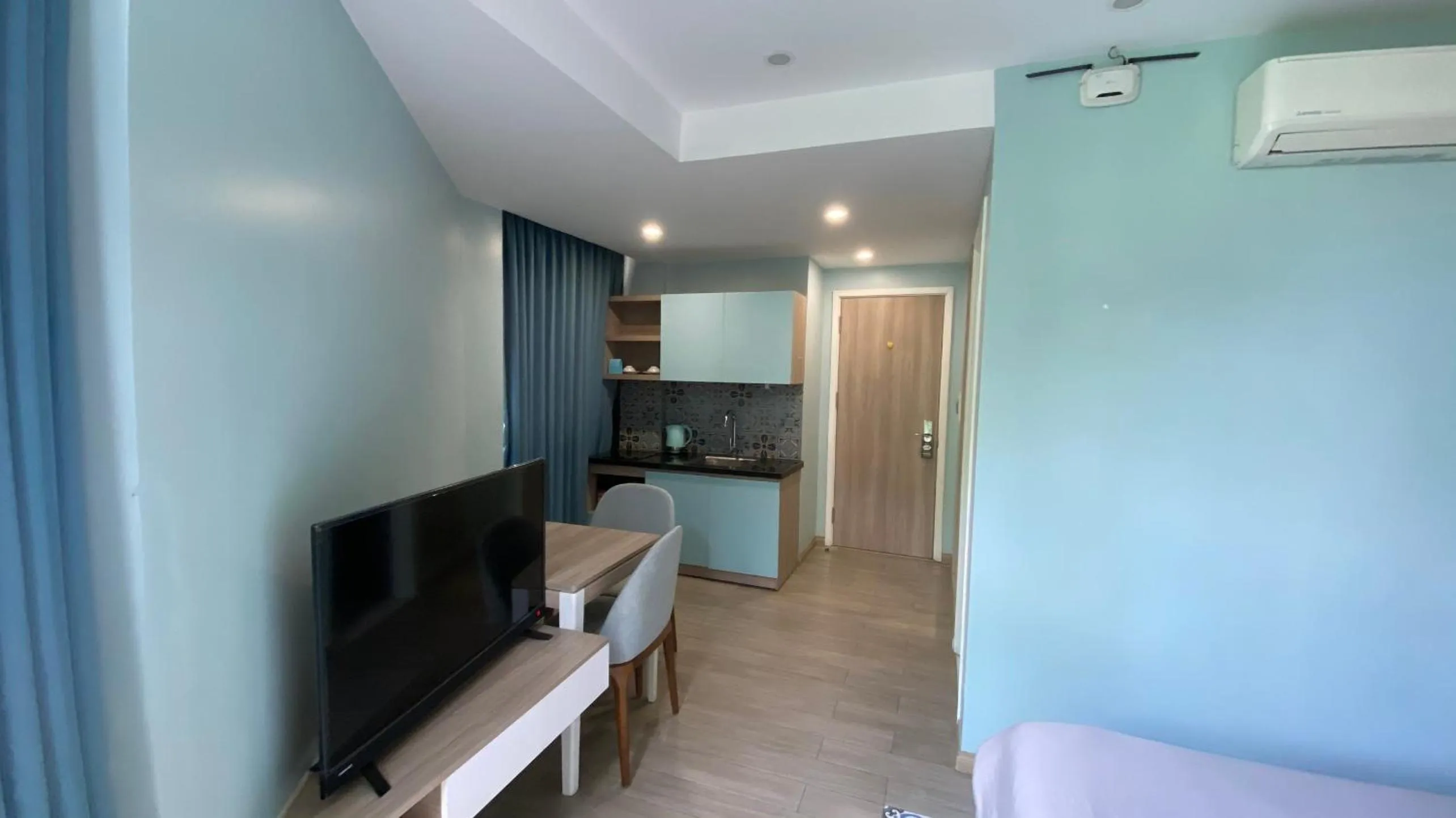 Kitchen or kitchenette in Soleil Hotel & Apartment