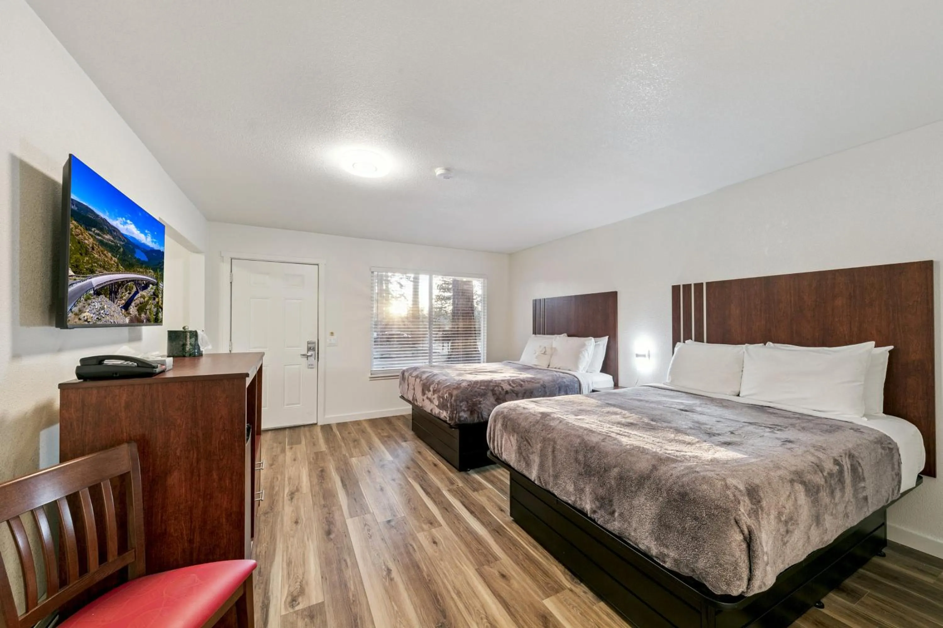 Bed in Ambassador Lake Tahoe
