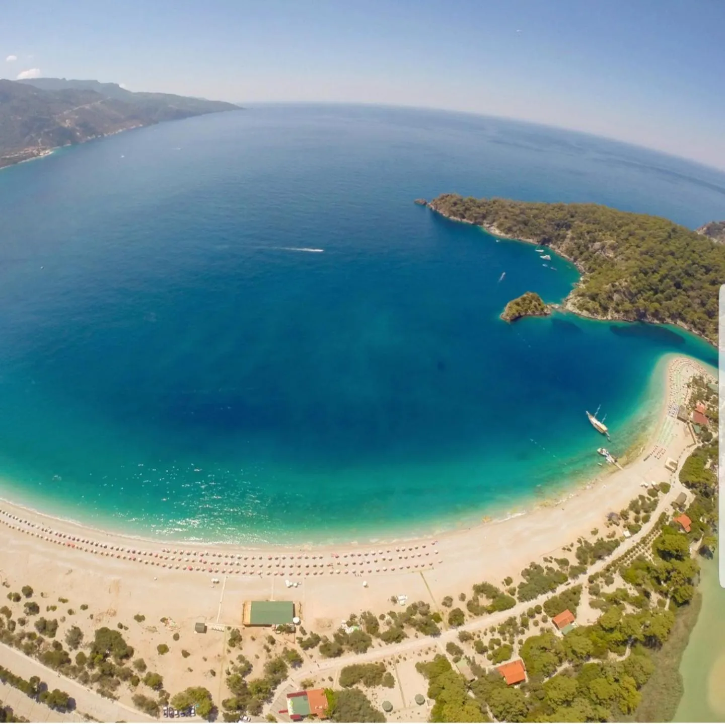Bird's eye view in İlkiz Beach Hotel