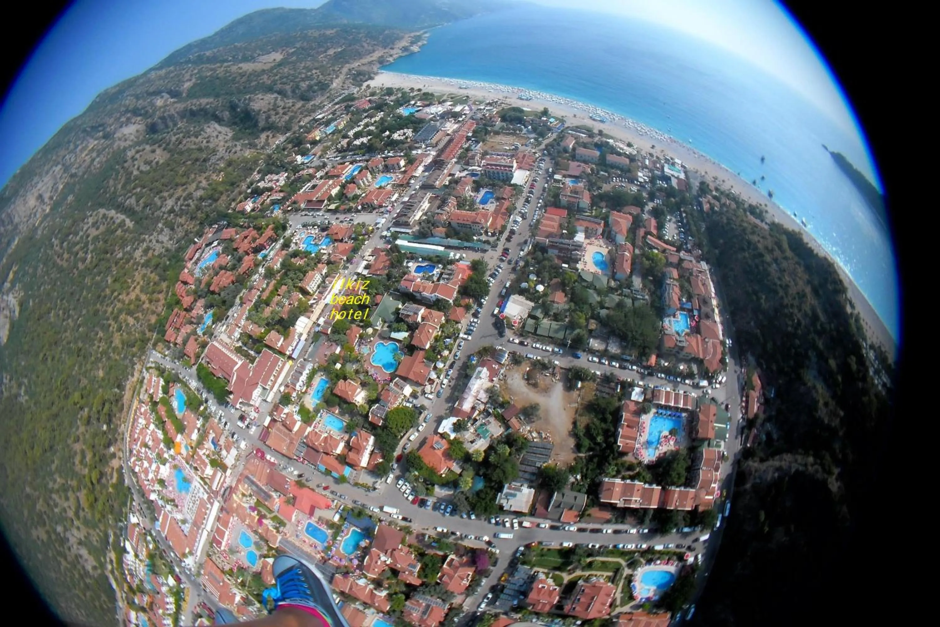 Bird's eye view in İlkiz Beach Hotel