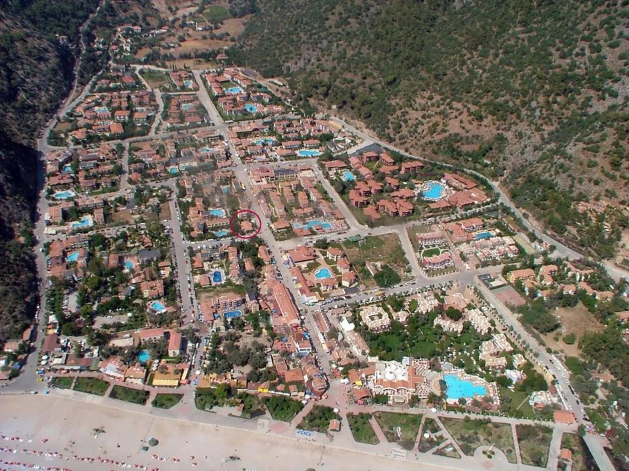 Bird's eye view in İlkiz Beach Hotel