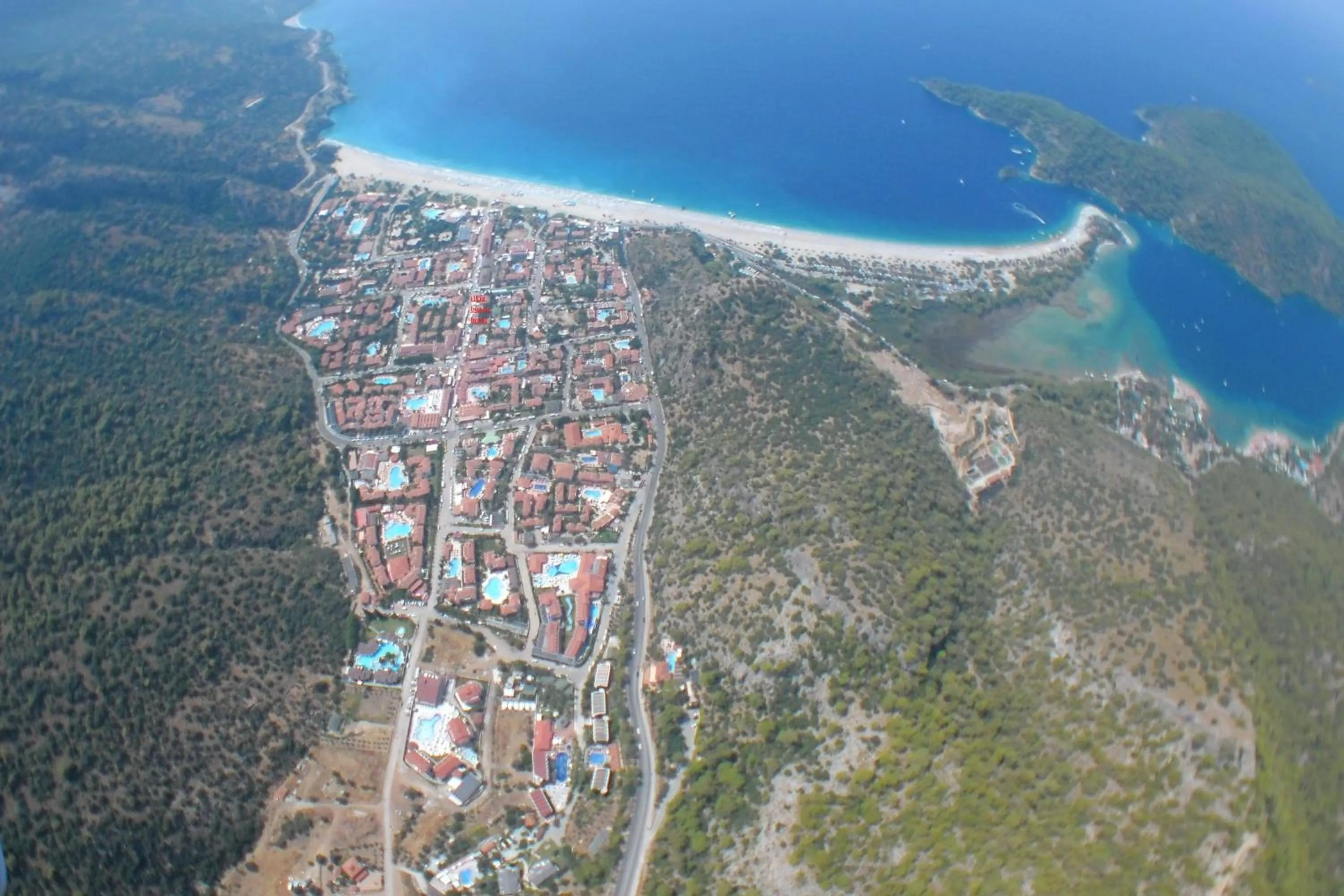 Bird's eye view in İlkiz Beach Hotel