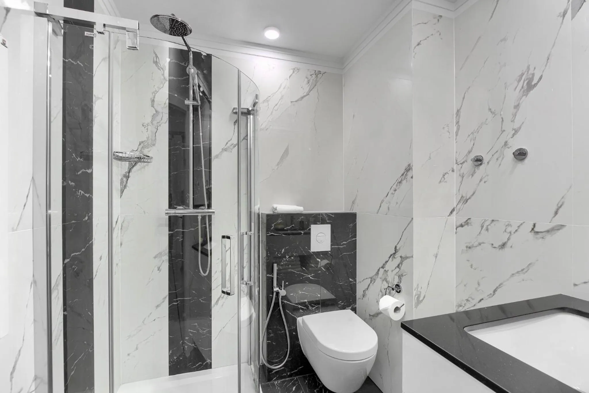 Bathroom in Apartamenty Marina z widokiem na morze