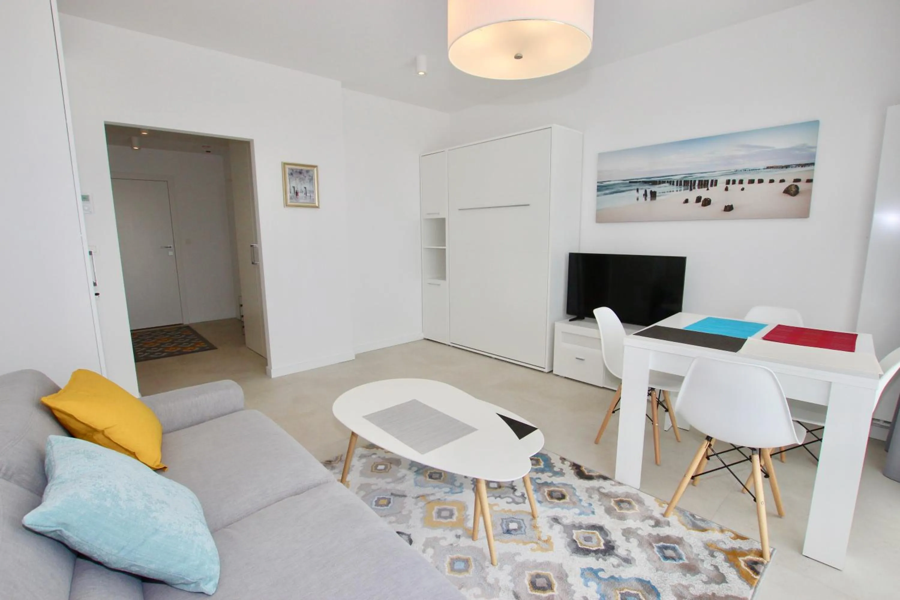 Living room in Apartamenty Marina z widokiem na morze