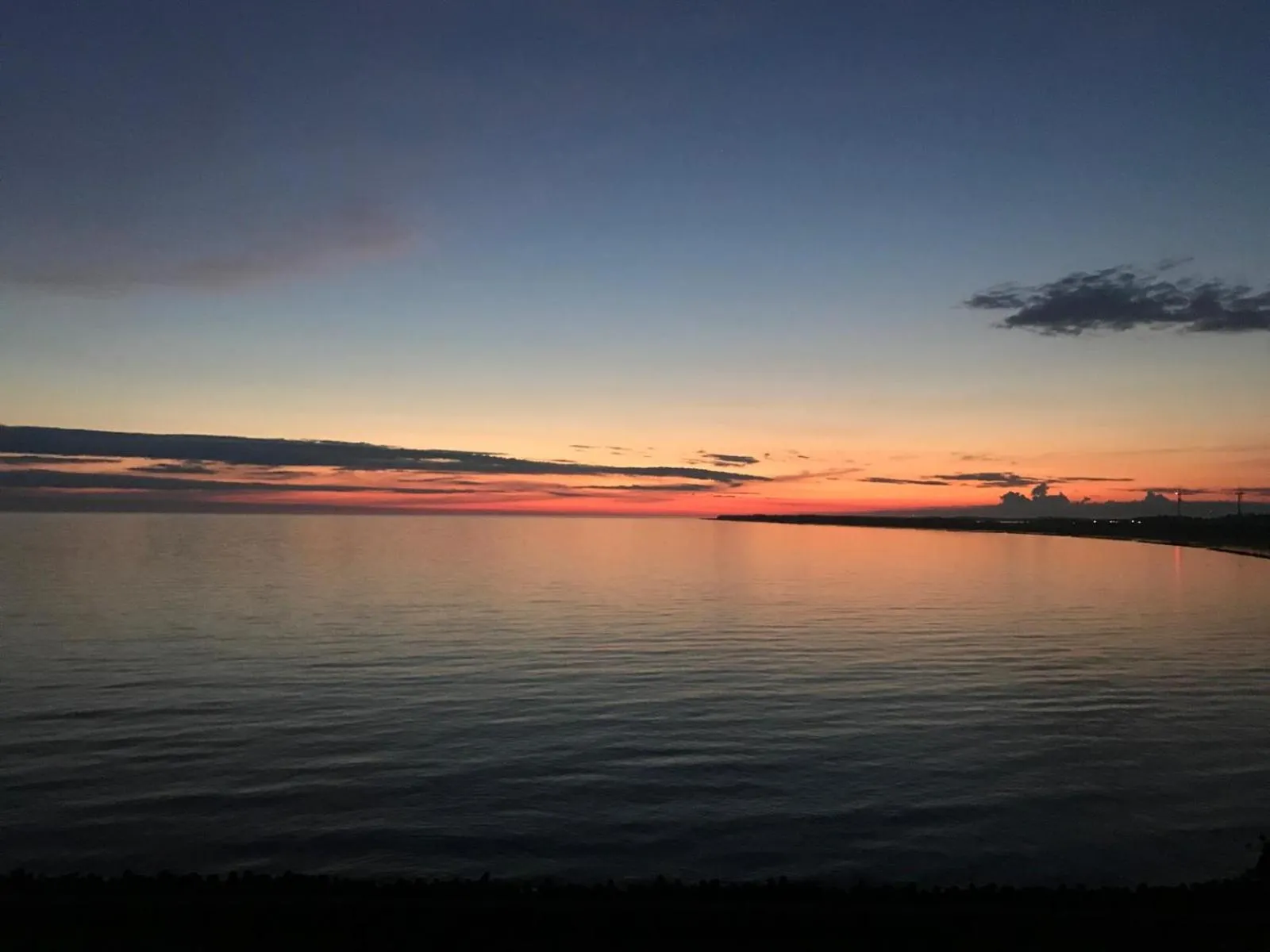 Sunset in Apartamenty Marina z widokiem na morze