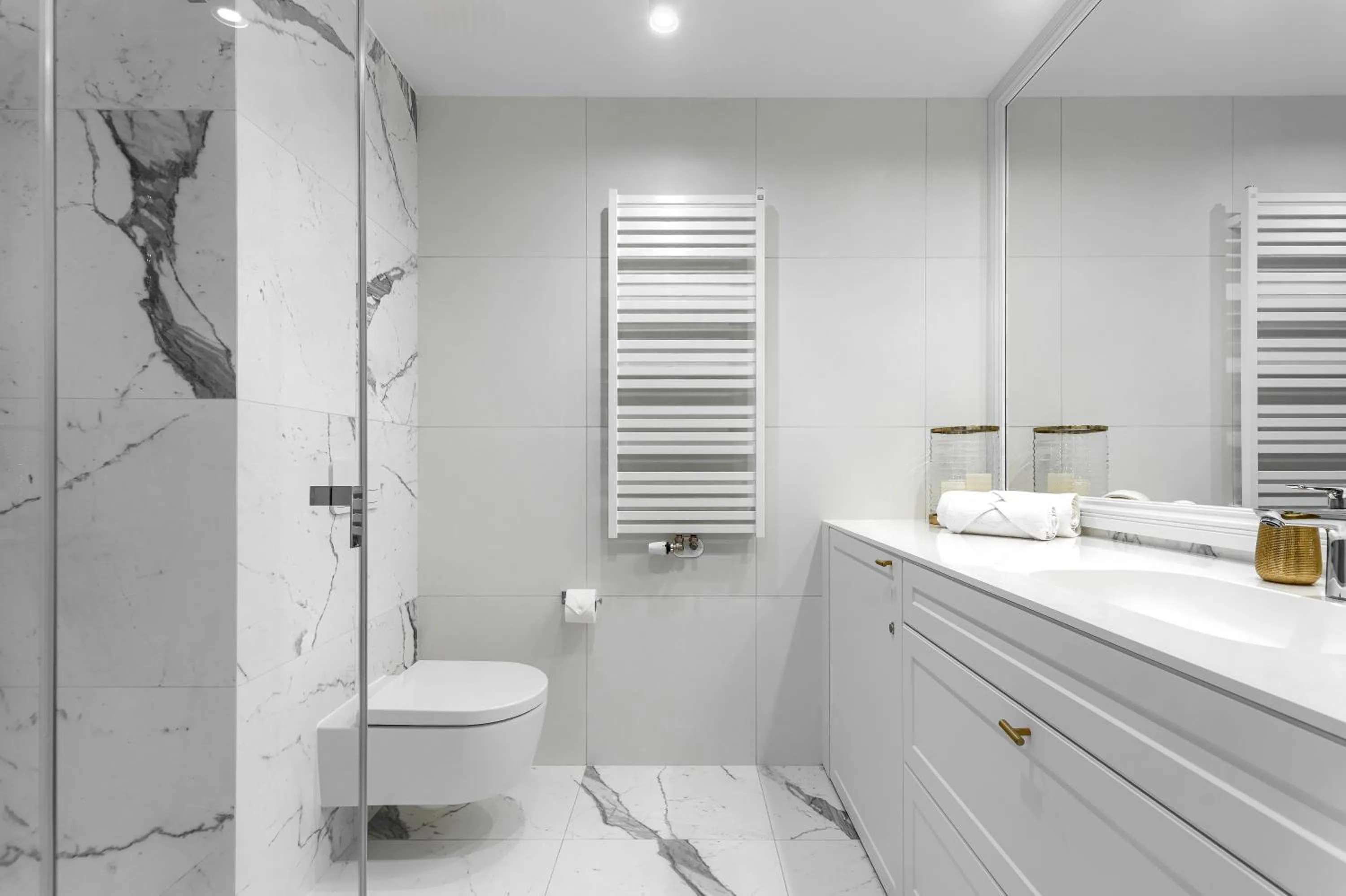 Bathroom in Apartamenty Marina z widokiem na morze