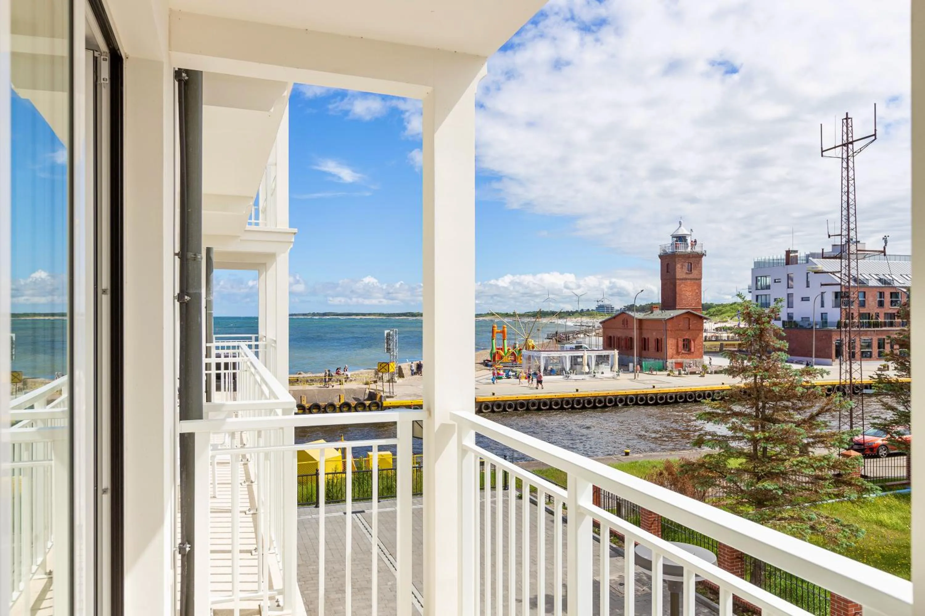 River view in Apartamenty Marina z widokiem na morze