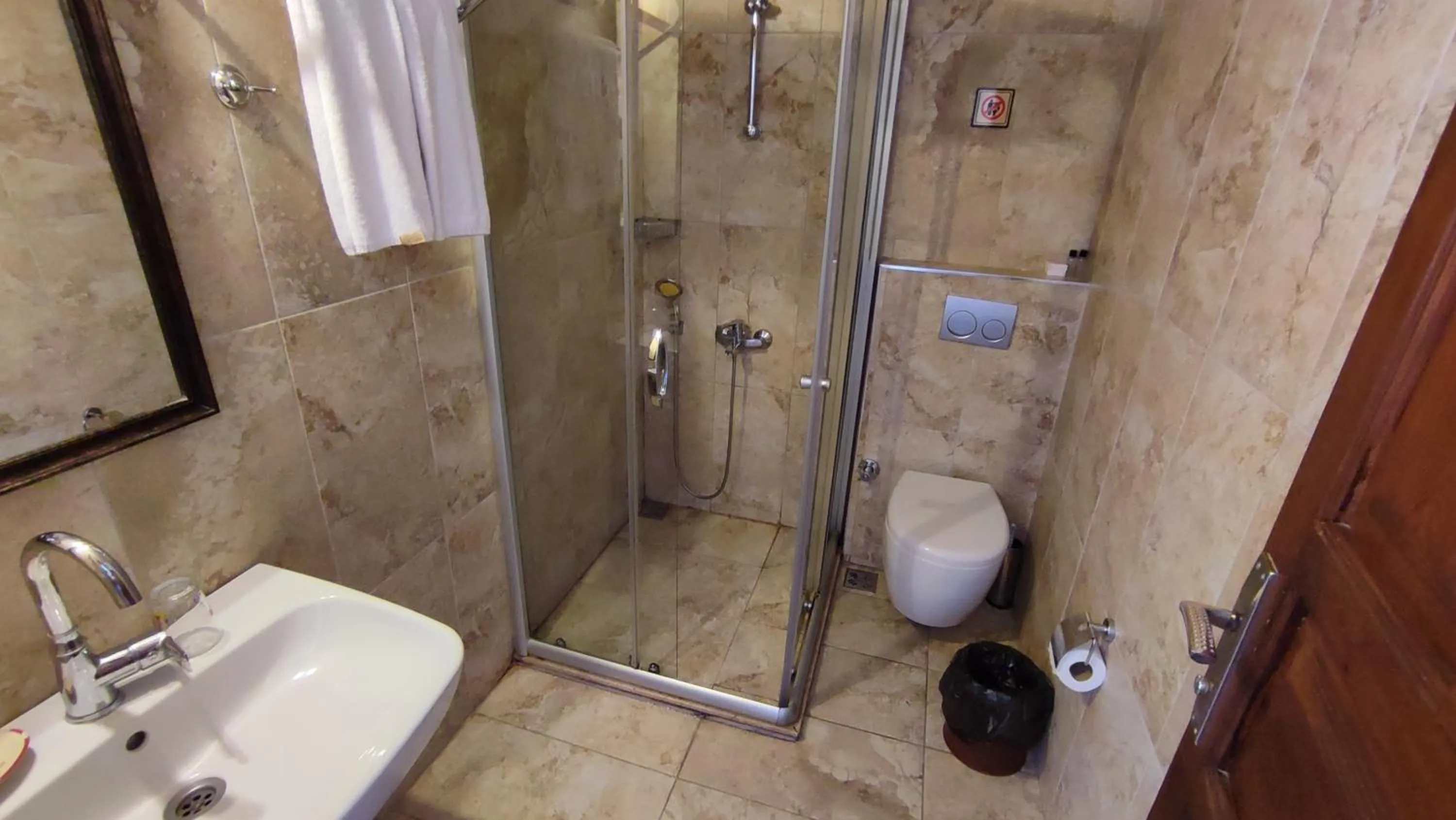 Shower in Sibel Hotel
