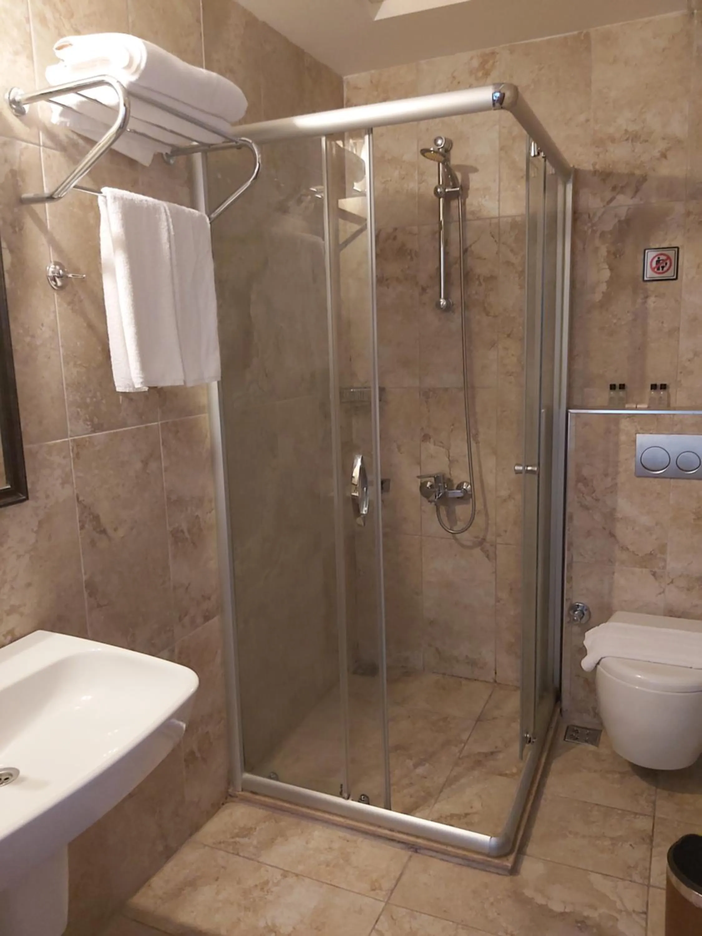 Shower in Sibel Hotel