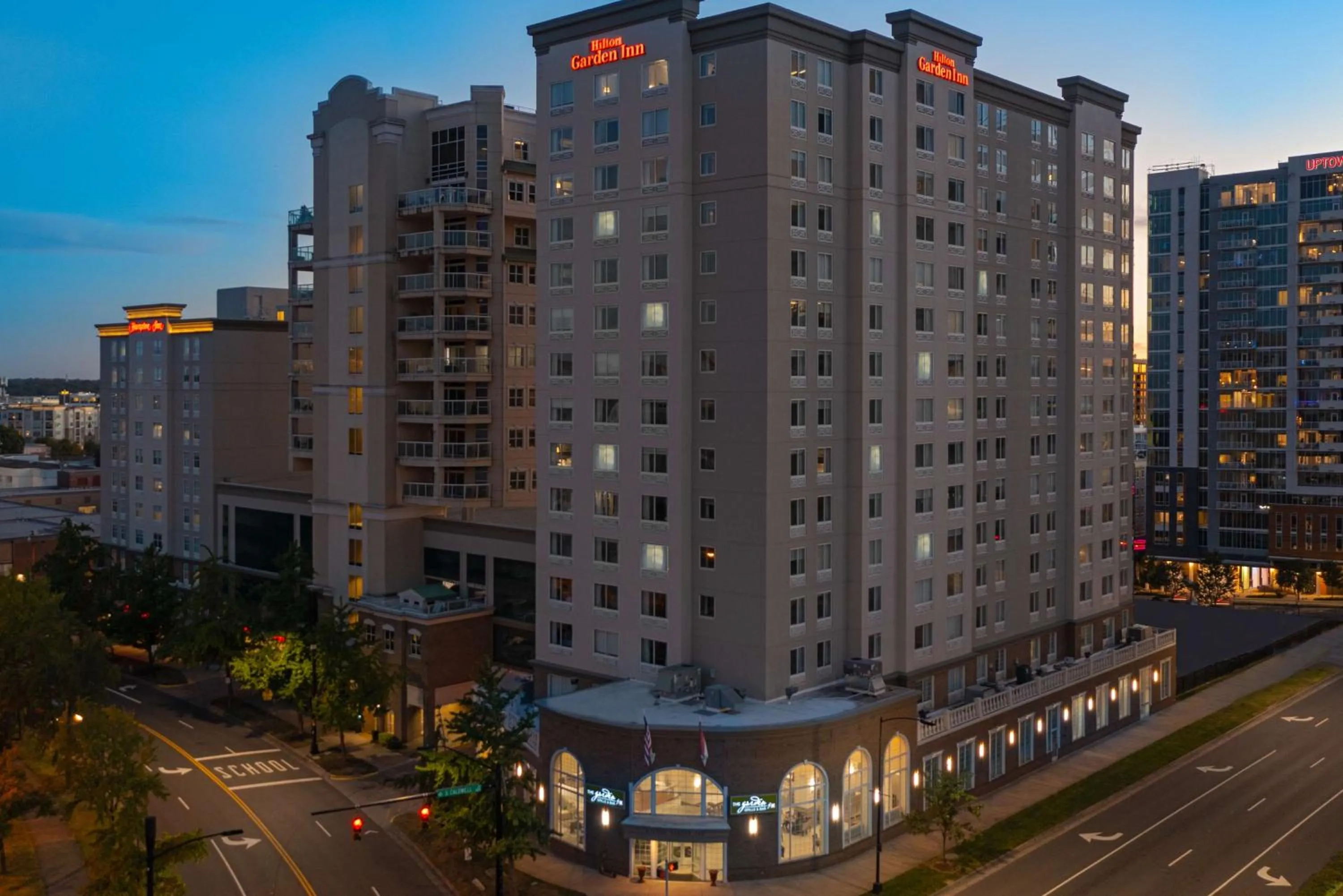 Property building in Hilton Garden Inn Charlotte Uptown