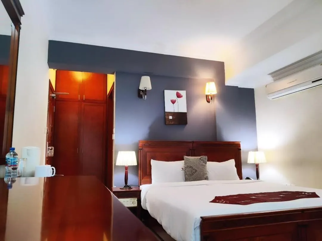 Bed in Hotel Nikko Towers