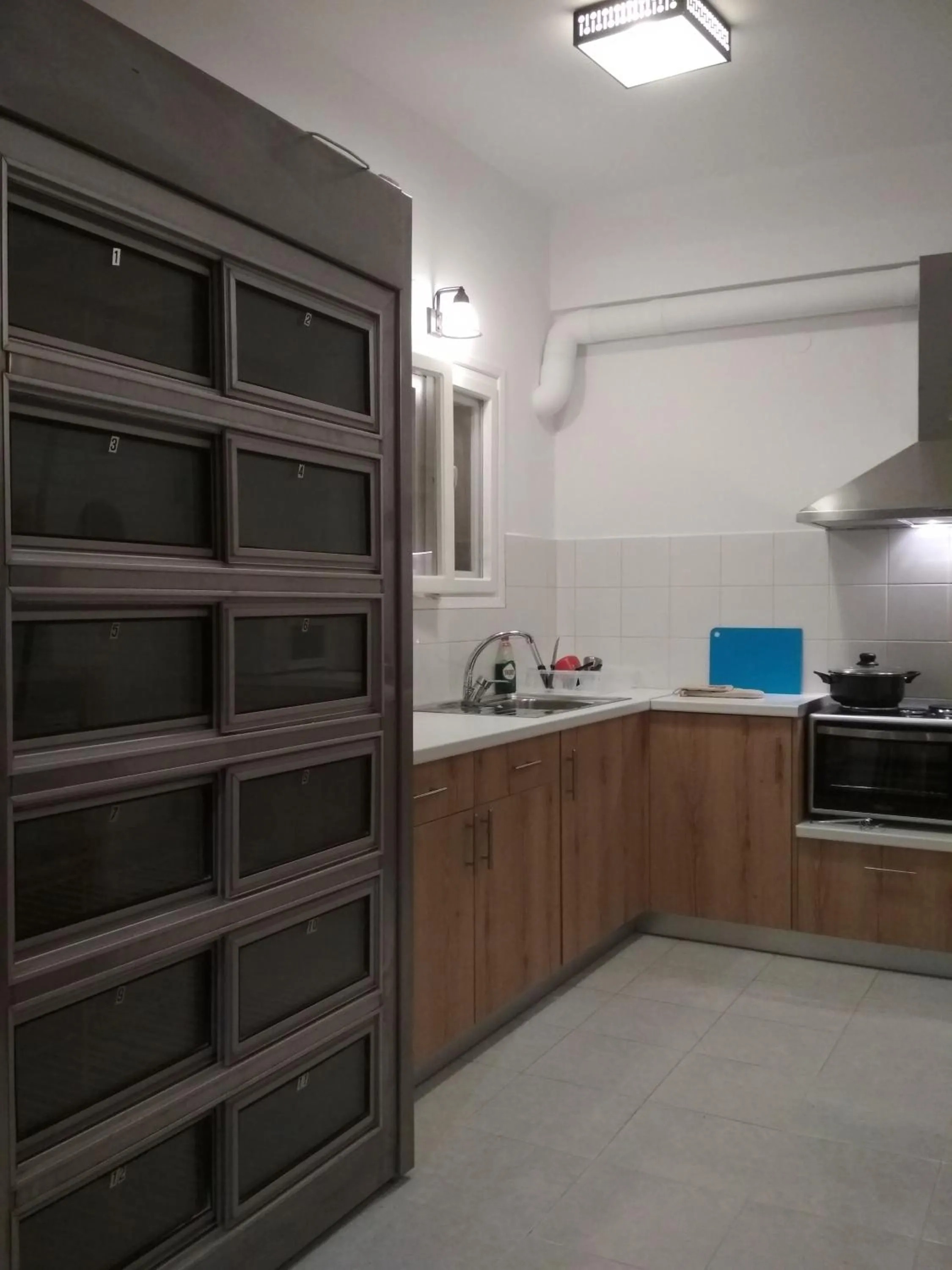 Communal kitchen in Leonidio Rocks