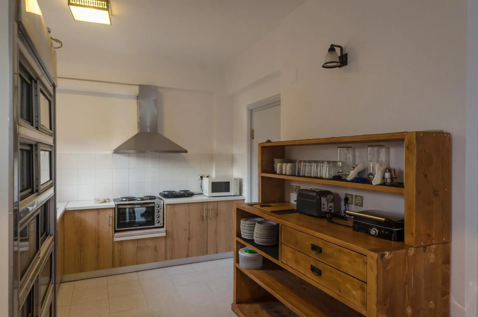 Communal kitchen in Leonidio Rocks